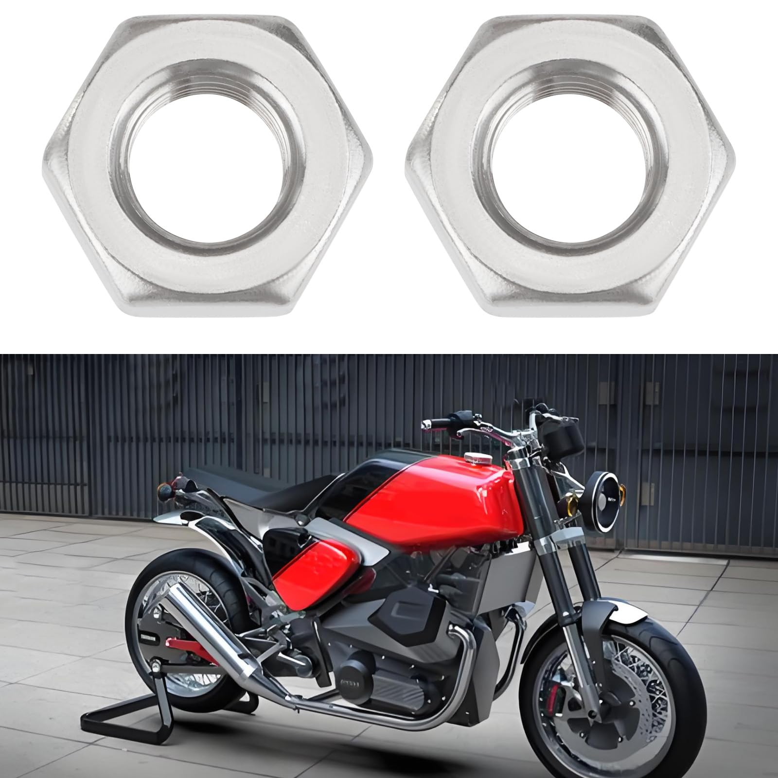LT Easiyl 10pcs M10x1mm crankshaft Hex Nuts 304 Stainless Steel Fine Thread Nuts Compatible with Simson S50 S51 S70 SR50 KR51 SR4 SR80 - Image 3