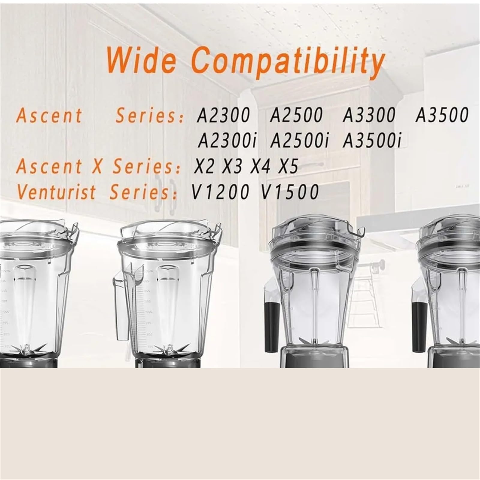 Miscelatore Vessel,Compatibile Con Vitamix Ascent/Ascent X/Venturist