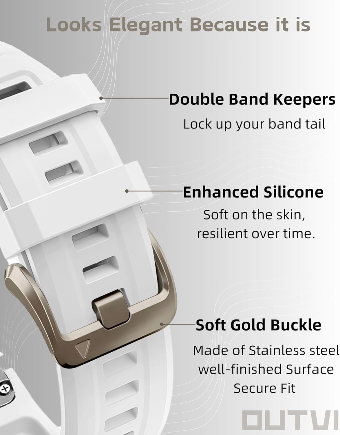 ZRZSZMF] Fenix 5s/5s Plus/6s/7s/Instinct 2s/D2の20mm Watch Bandの