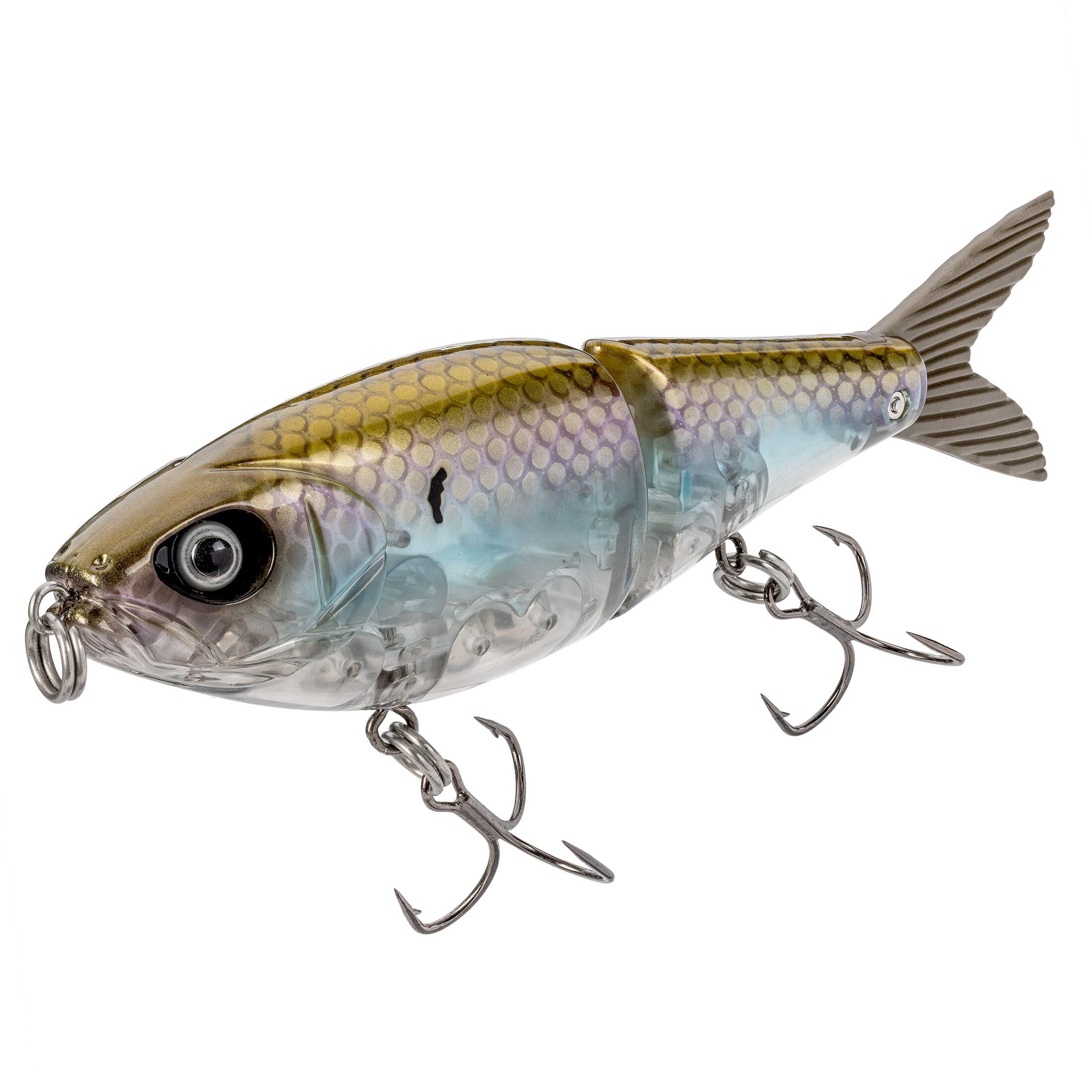 Strike King Hog Father Jr Angelköder, Jointed Swimbait, Glashering, 17,8 cm, 5,4 g, HCHGFTRJR-869