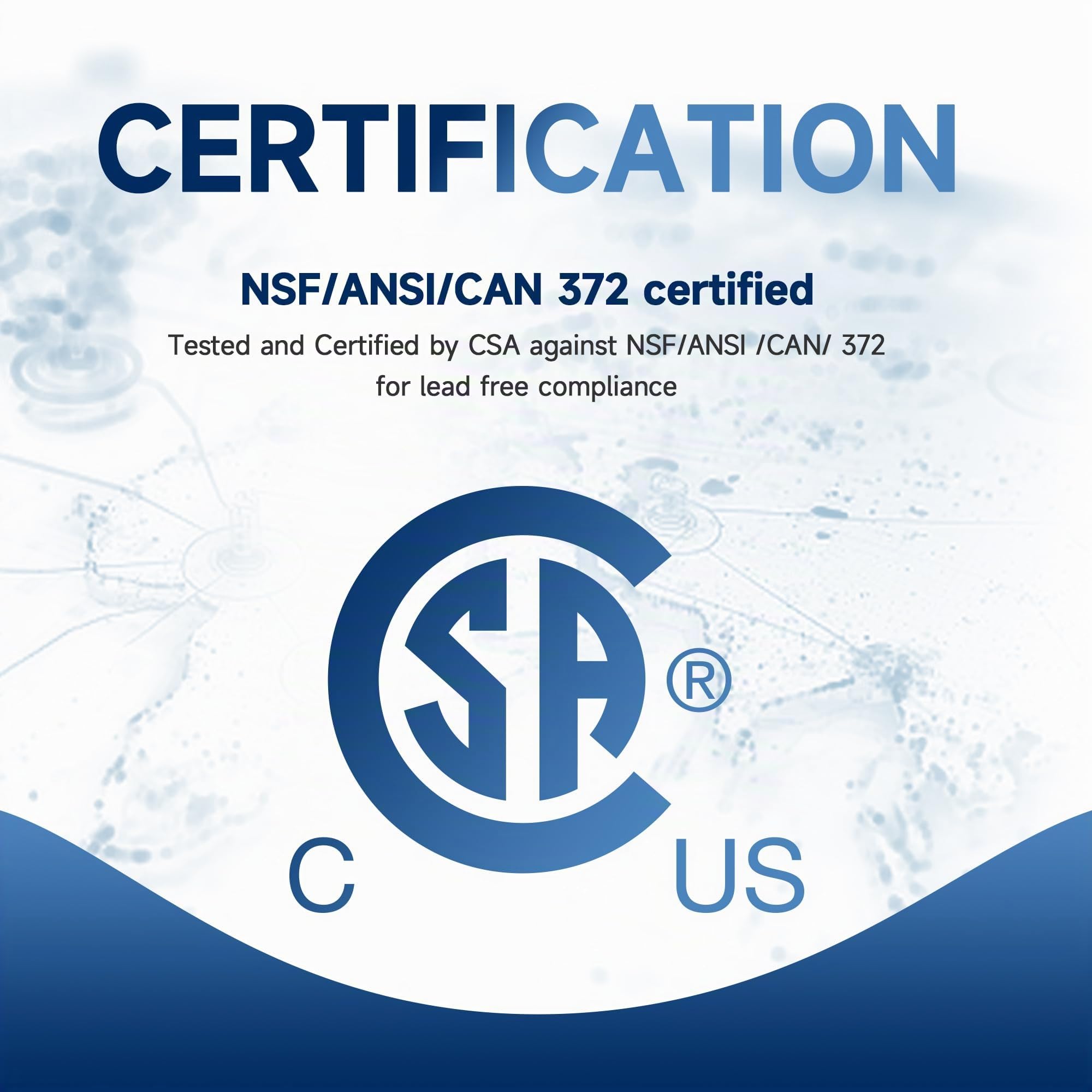 AQUALTRA USF-AR-1000 Système d'osmose inverse sous évier, osmoseur alcalin 10 étages sans réservoir, certifié NSF/ANSI/CAN 372, 1000 GPD, rapport pur/eaux usées 3:1, robinet LED intelligent