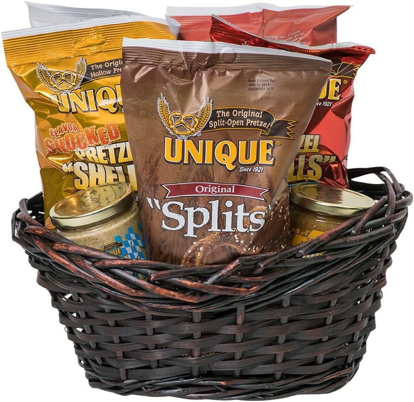 Unique Pretzels Small Gift Basket
