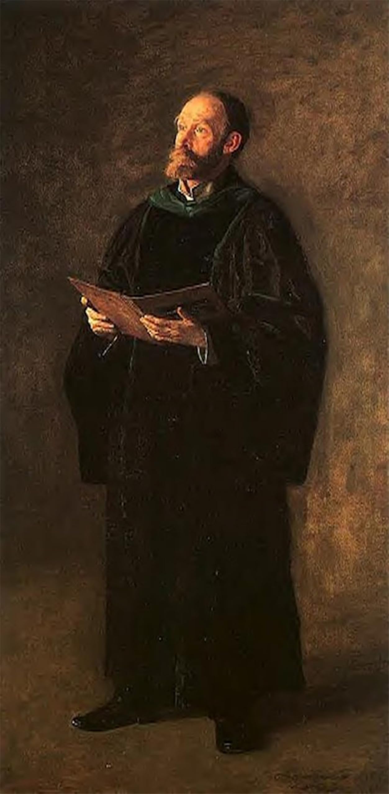 ARTXLXXBN Famous Print Painting Colorful Art Print the Dean's Roll Call by Thomas Eakins Canvas Art Decorations for Home Decor 60x90cm