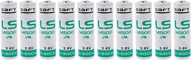 Saft Pack of 10 LS14500 3.6 V AA batteries