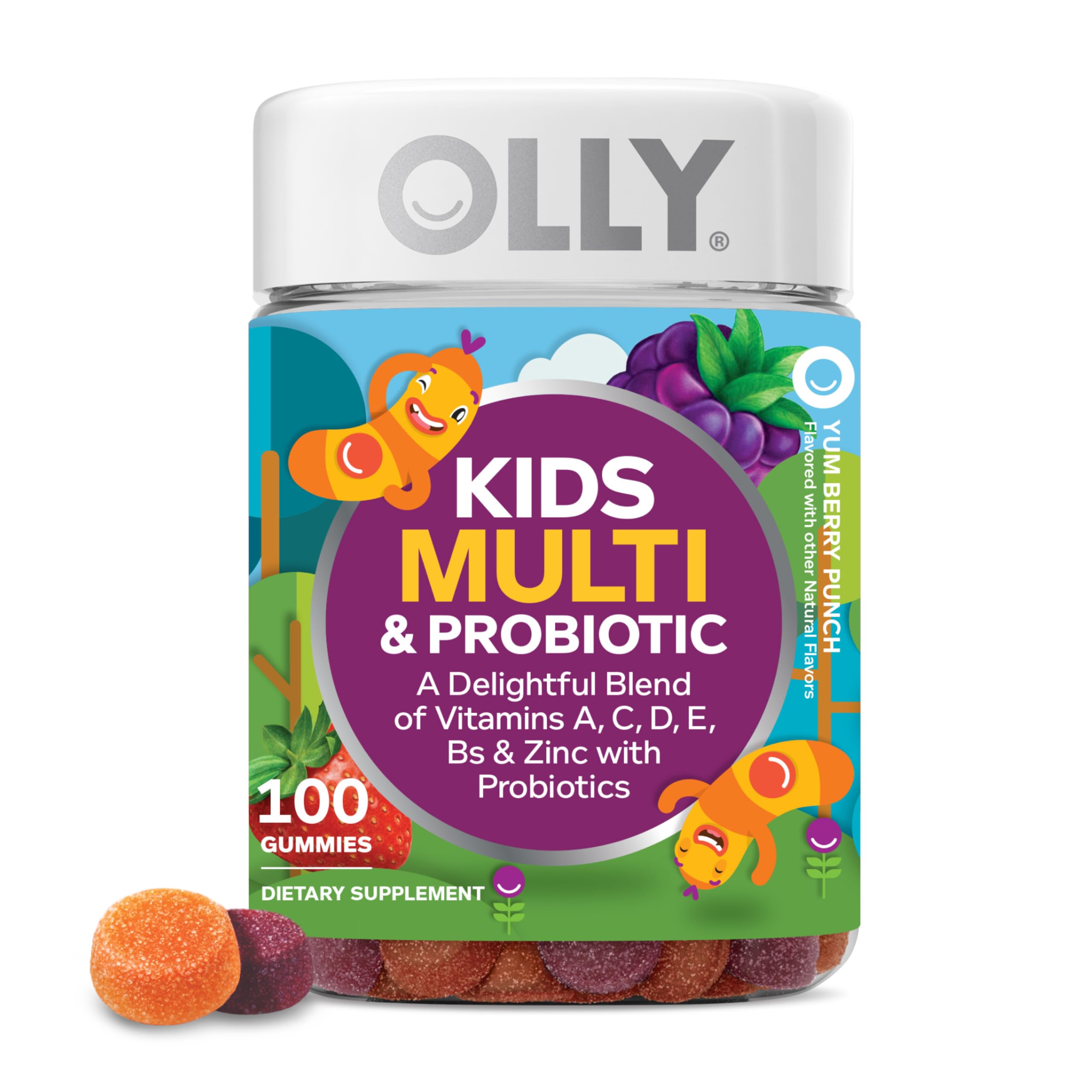 OLLY Kids Multivitamin + Probiotic