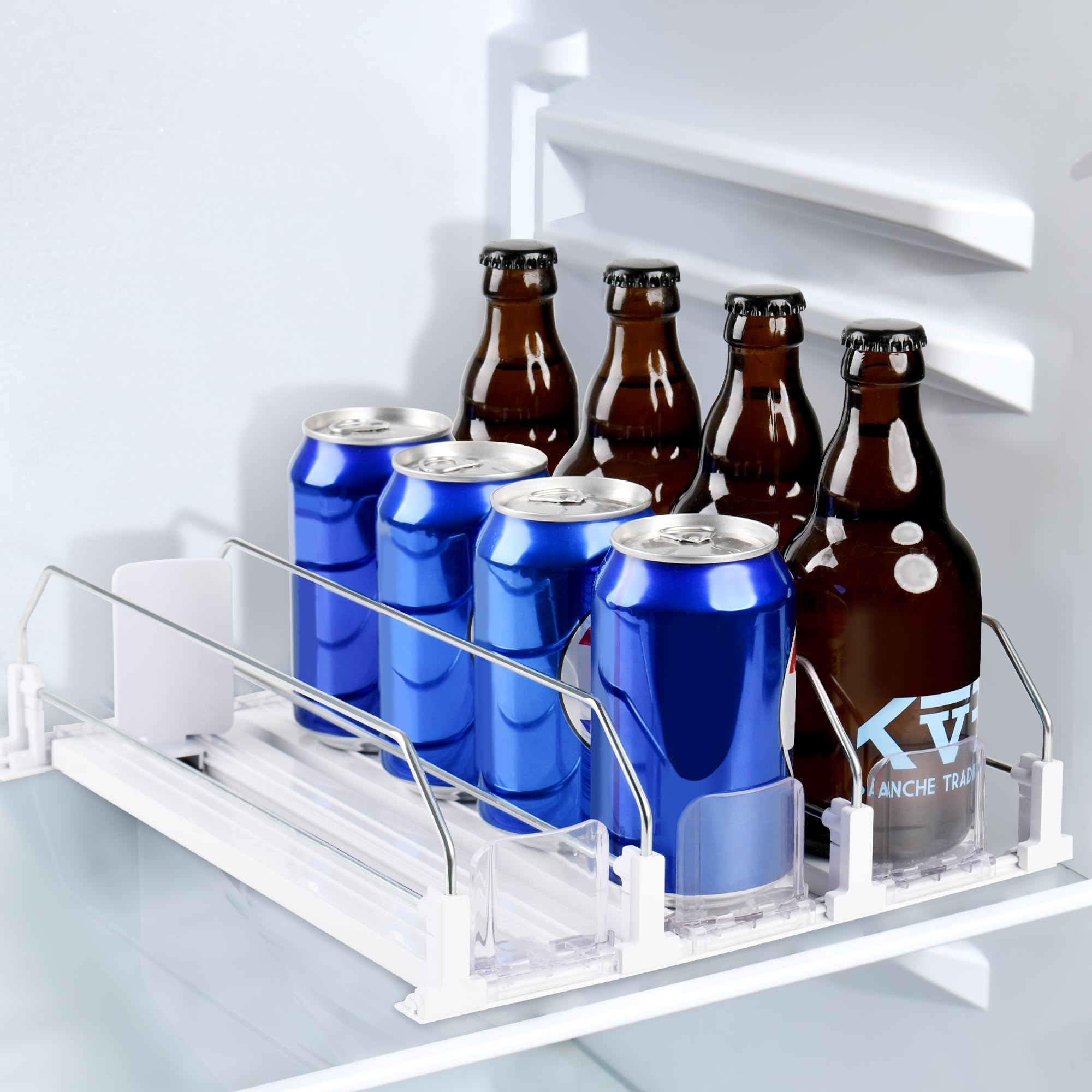 Fridge Organiser, Drinks, Automatic Fridge Container Organiser