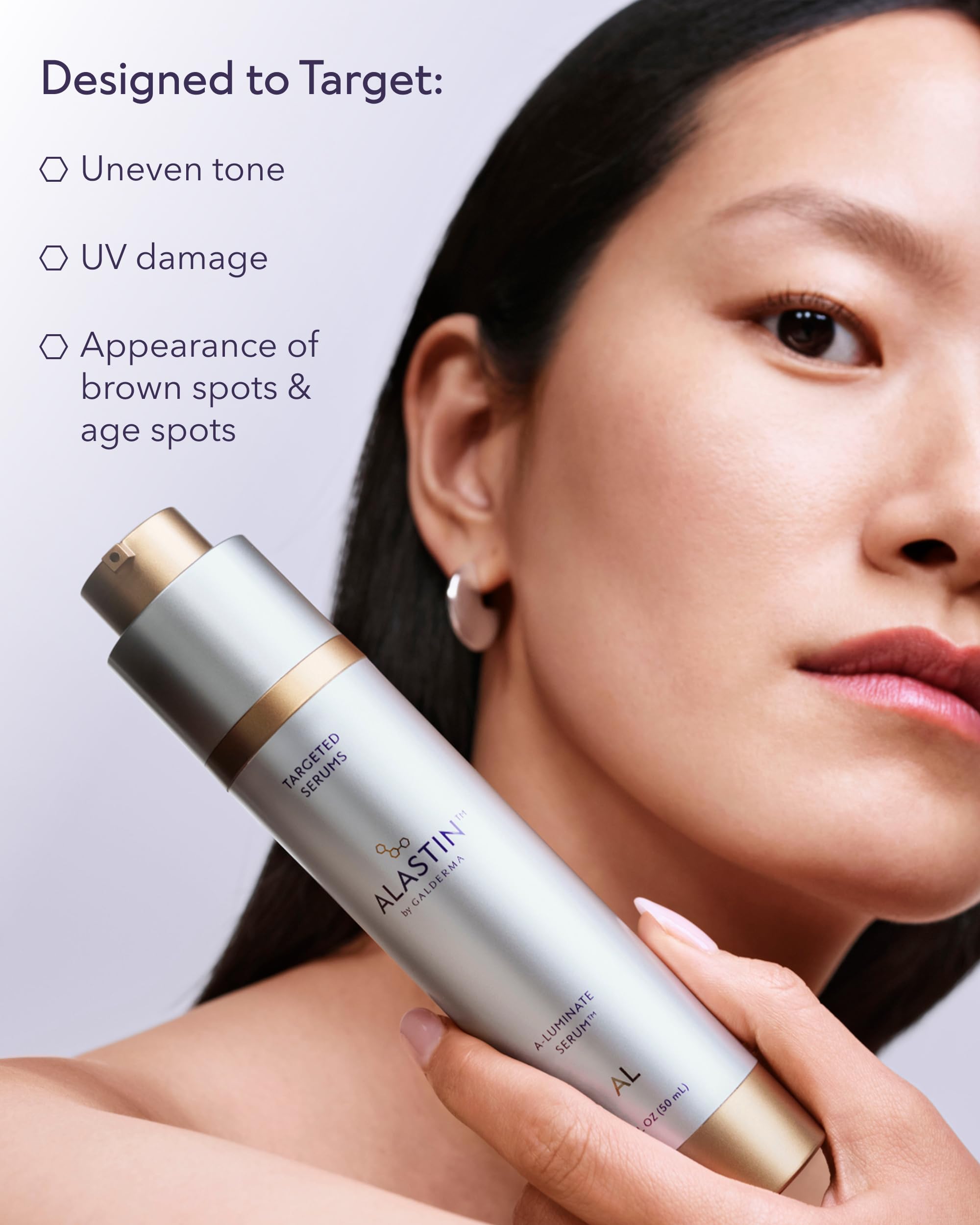 ALASTIN Skincare A-LUMINATE Face Serum (1.7 oz) | Hydrating Formula that Helps Visibly Smooth Skin Texture & Enhance Radiance for a More Youthful Appearance