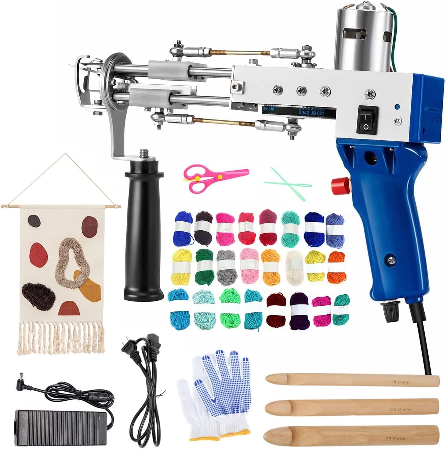 Pistolet à Tufting électrique - Pour Créer Des Tapis à Poils Coupés Ou Bouclés (flocage)