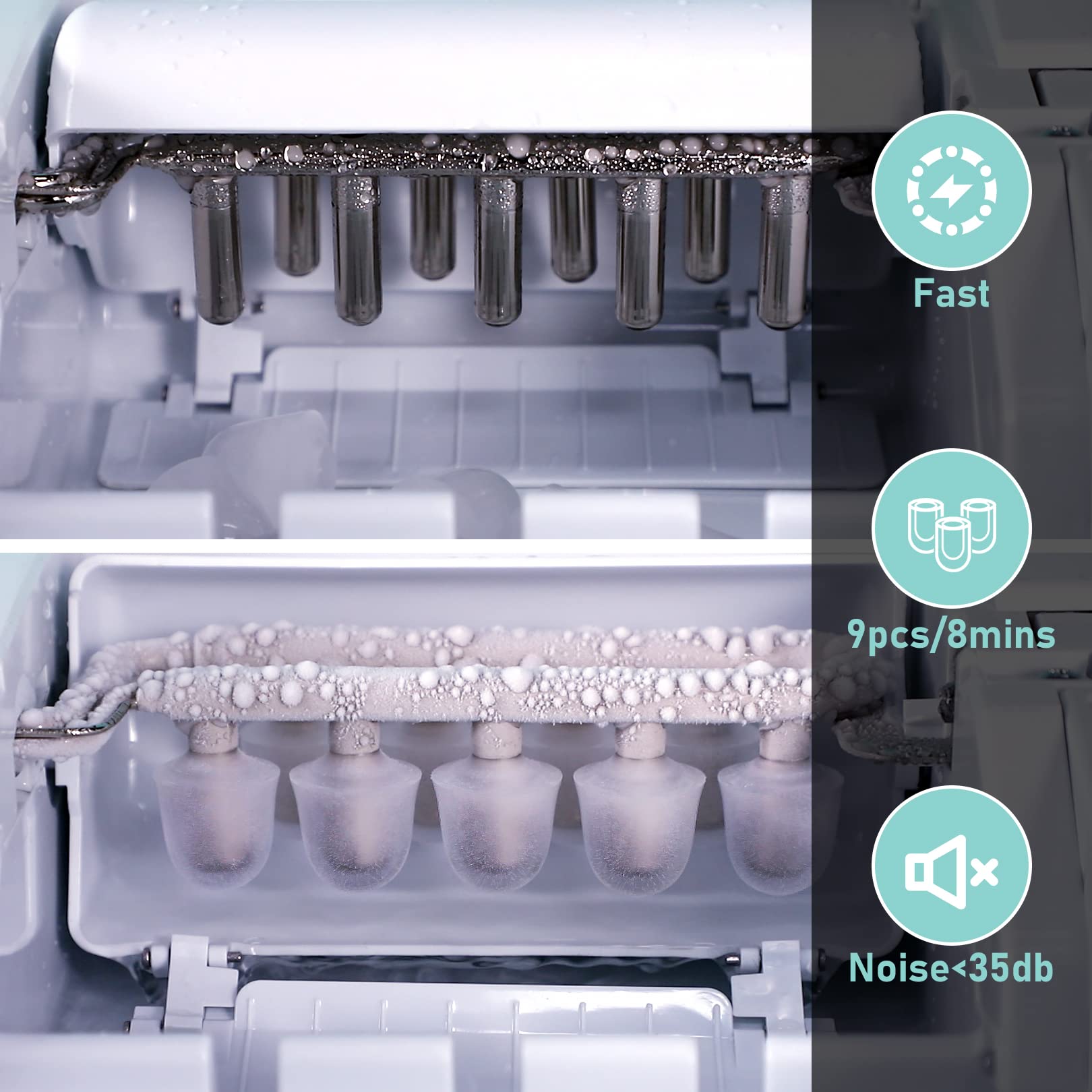 calcium in ice maker