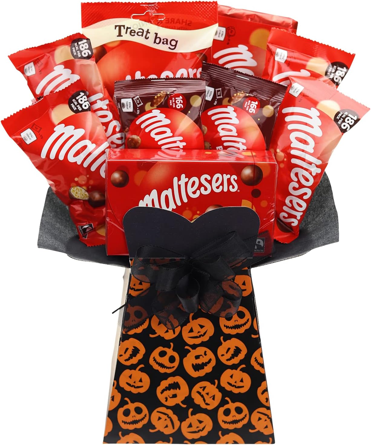 Maltesers Halloween Treats Chocolate Bouquet Pumpkins