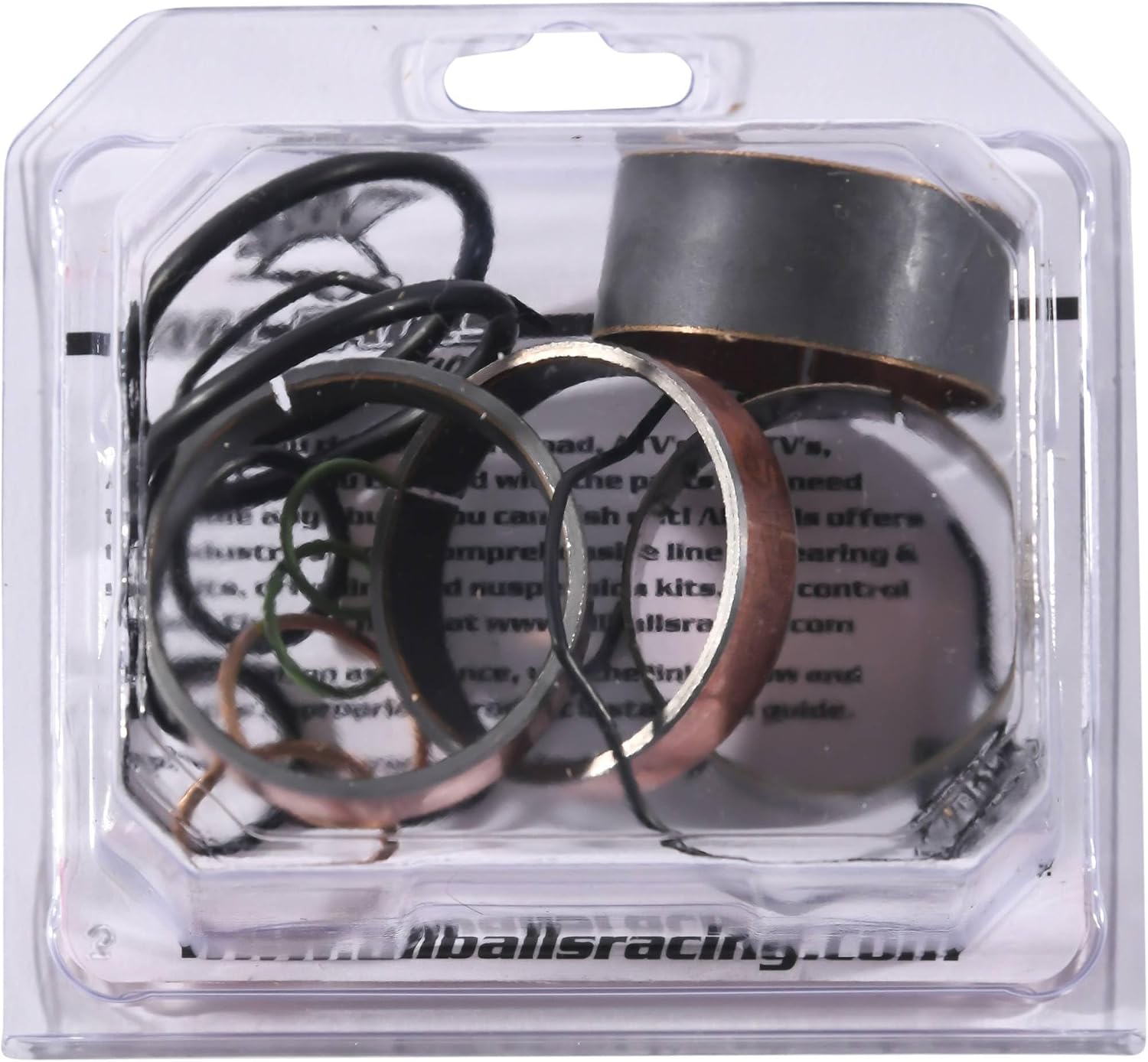 All Balls Racing 38-6158 Fork Bushing Kit Compatible With/Replacement For Yamaha XTZ 700 Tenere 2021-2024