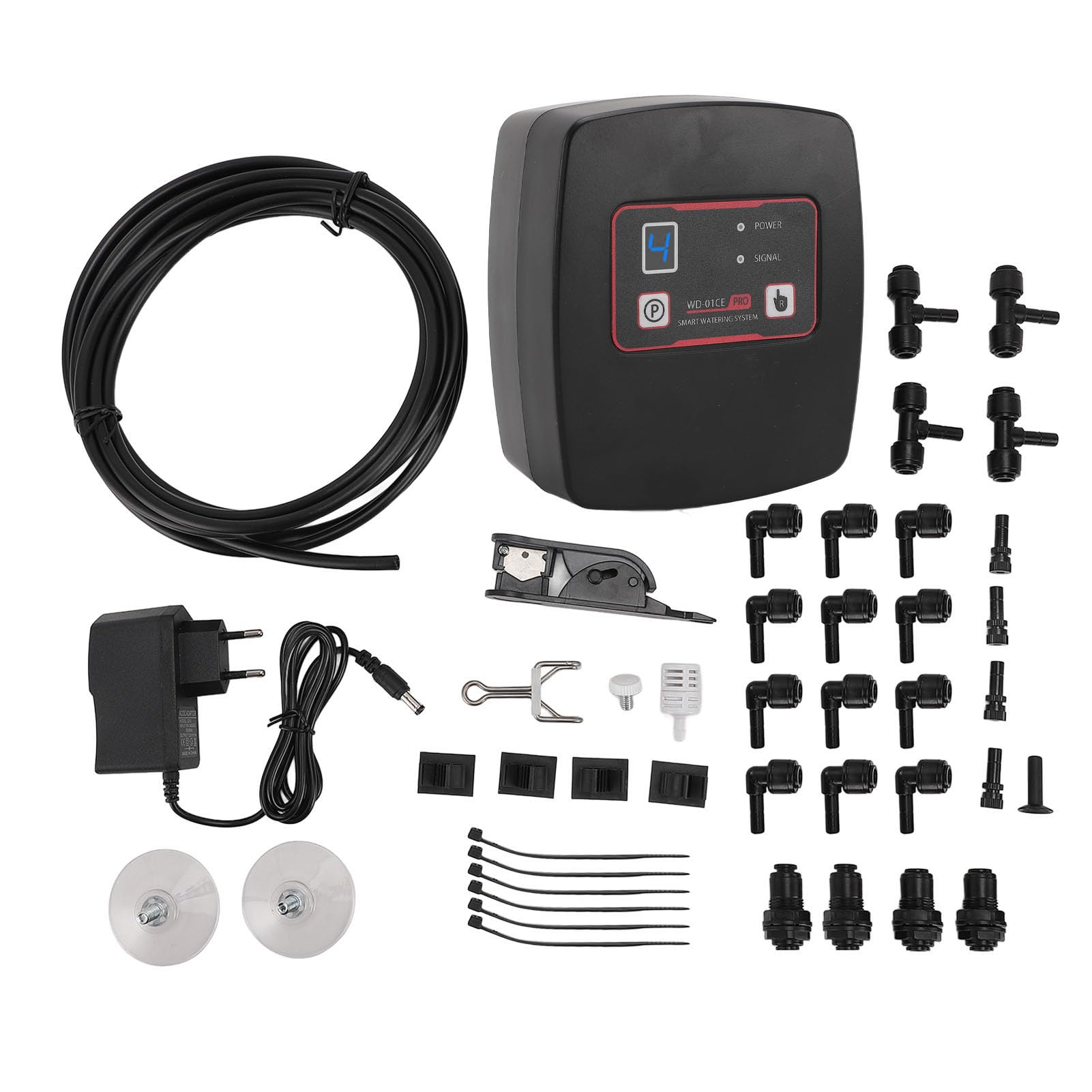 Reptile Mister Automático con Temporizador | Kit de Pulverización de Boquillas de Nebulización Ajustables de 360° | Pulverizador Automático para Tanque Vivarium | de Nebulización