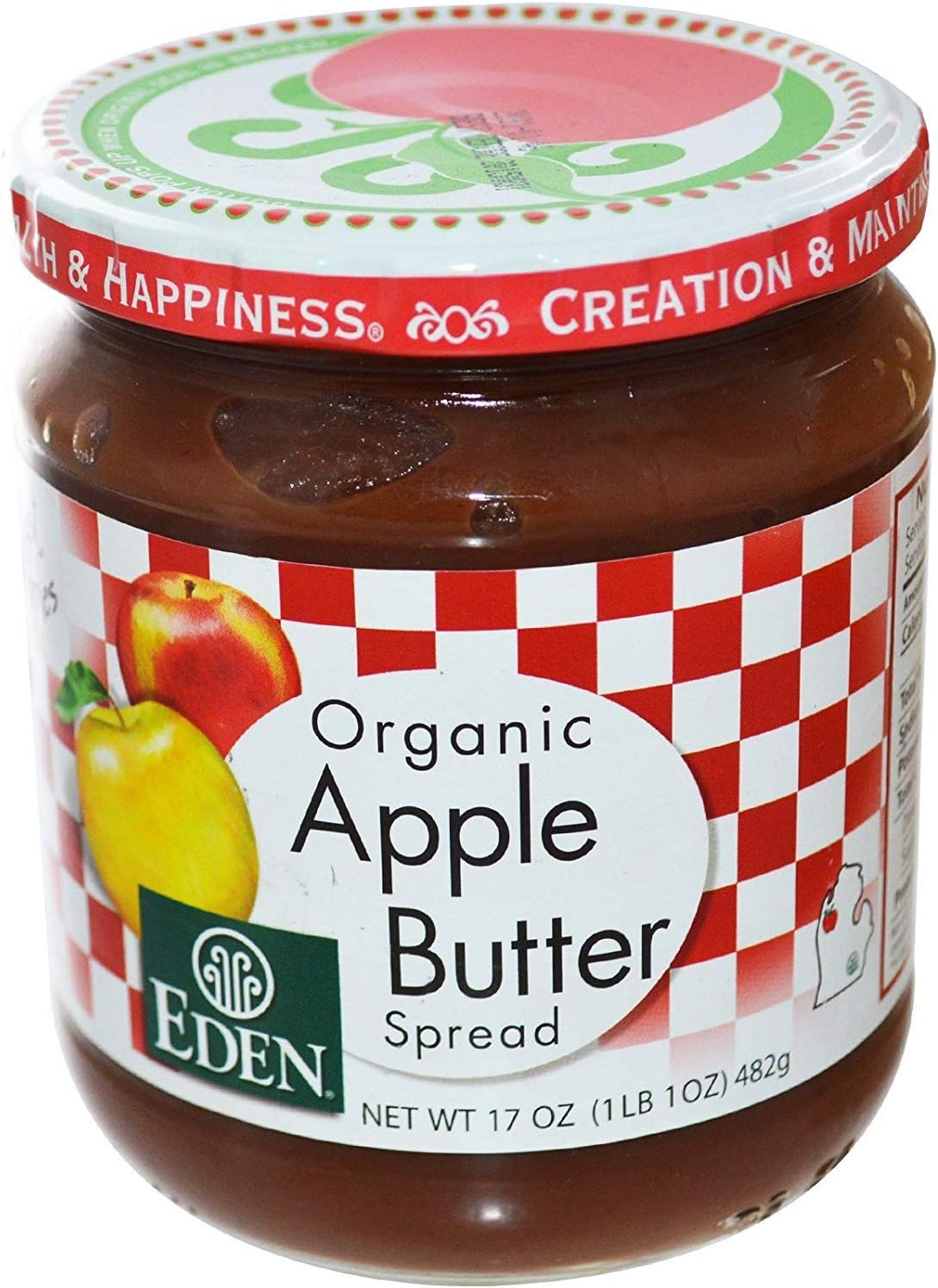 Eden Foods, Organic Apple Butter Spread, 17 oz (482 g) – 2pcs