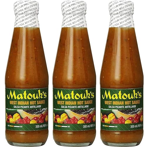 Matouk's Salsa picante de las Indias Occidentales, 10 onzas (paquete de 3)