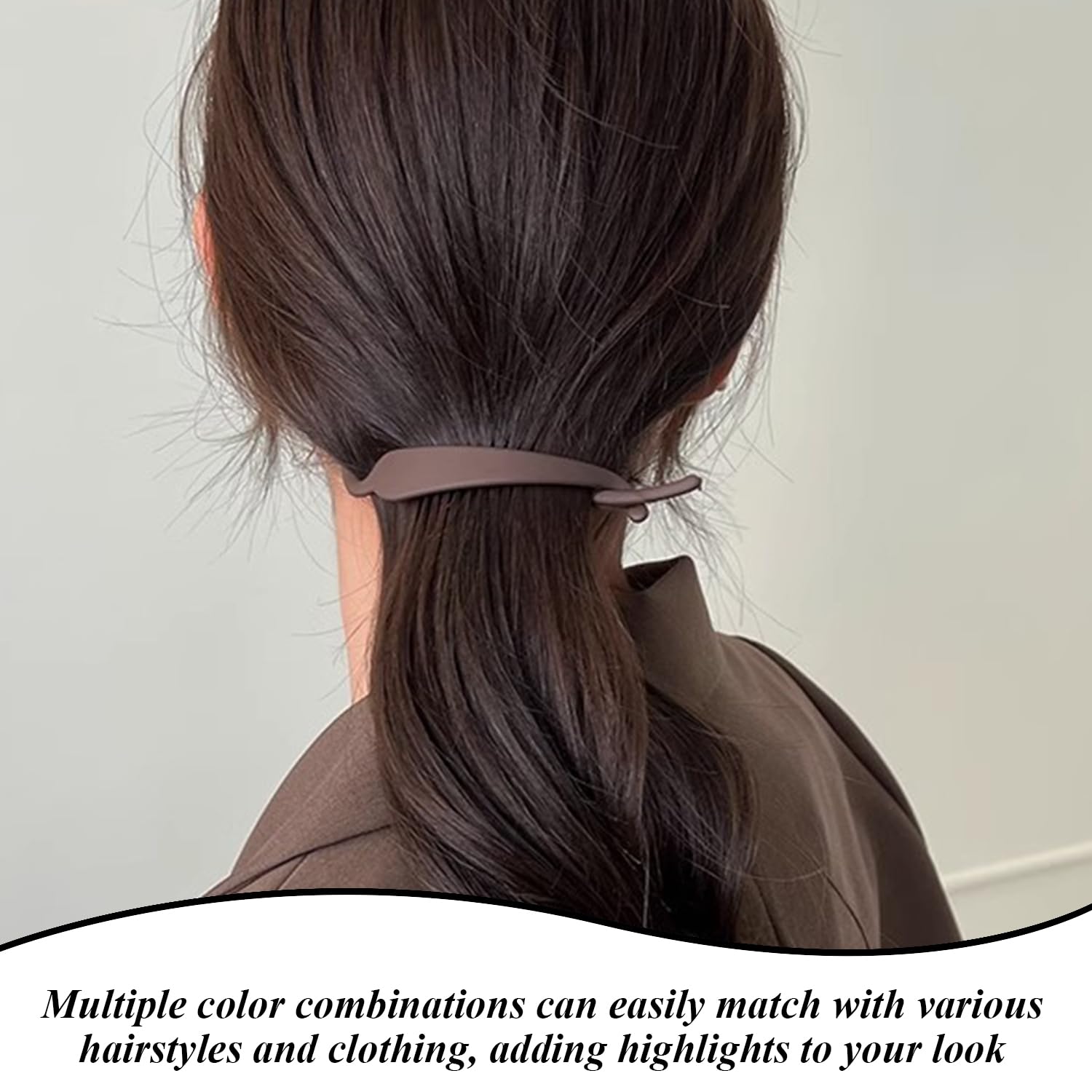 4 Pieces Of Curved Hair Clips And 4 Pieces Of Cross Hair Clips, Women'S Hair Accessories, Fashionable And Simple Hair Clips - Image 4