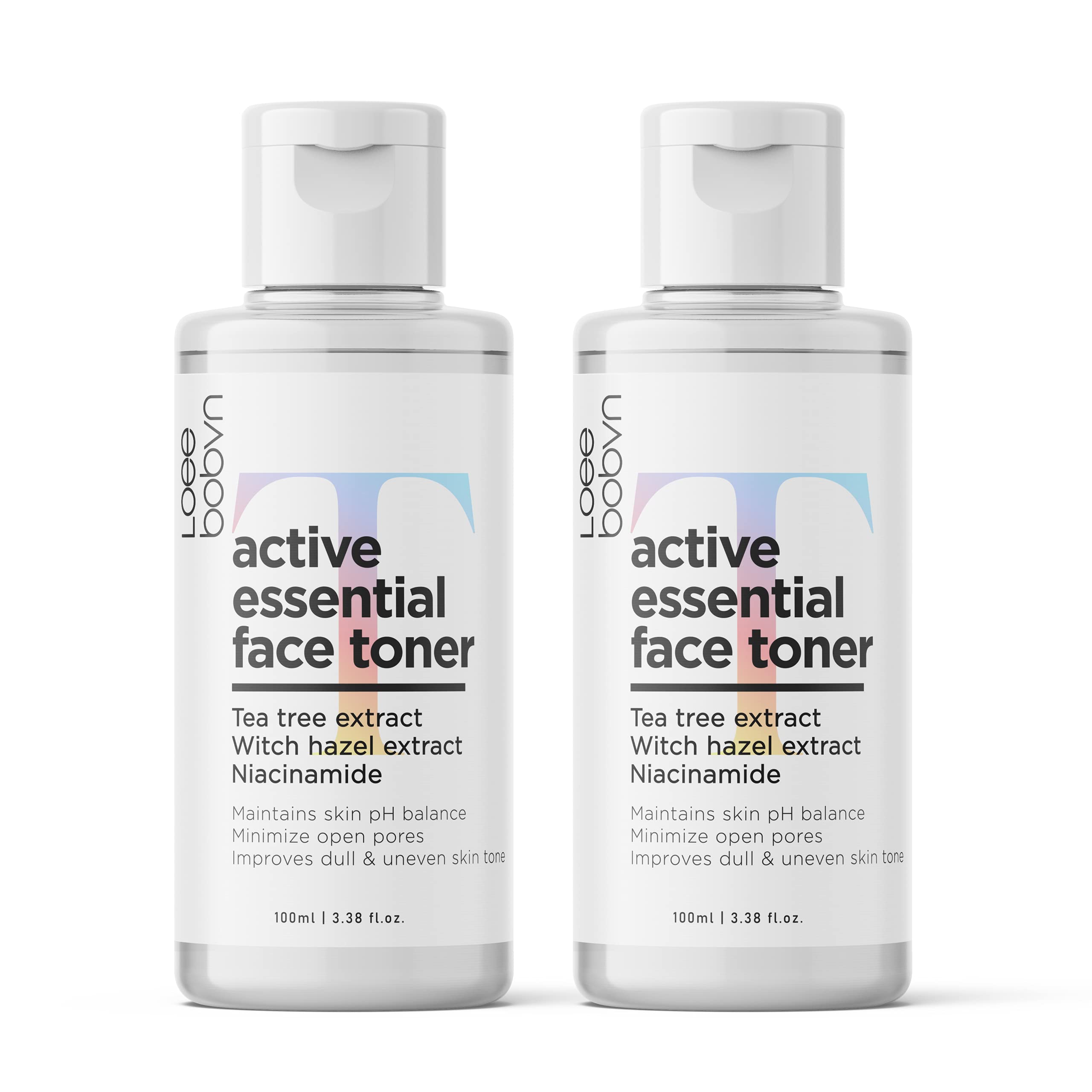 Loee bobvn Active Essential Face Toner for Pore Tightening, Glowing and Hydrated Skin with Niacinamide, Hyaluronic Acid (200Ml)