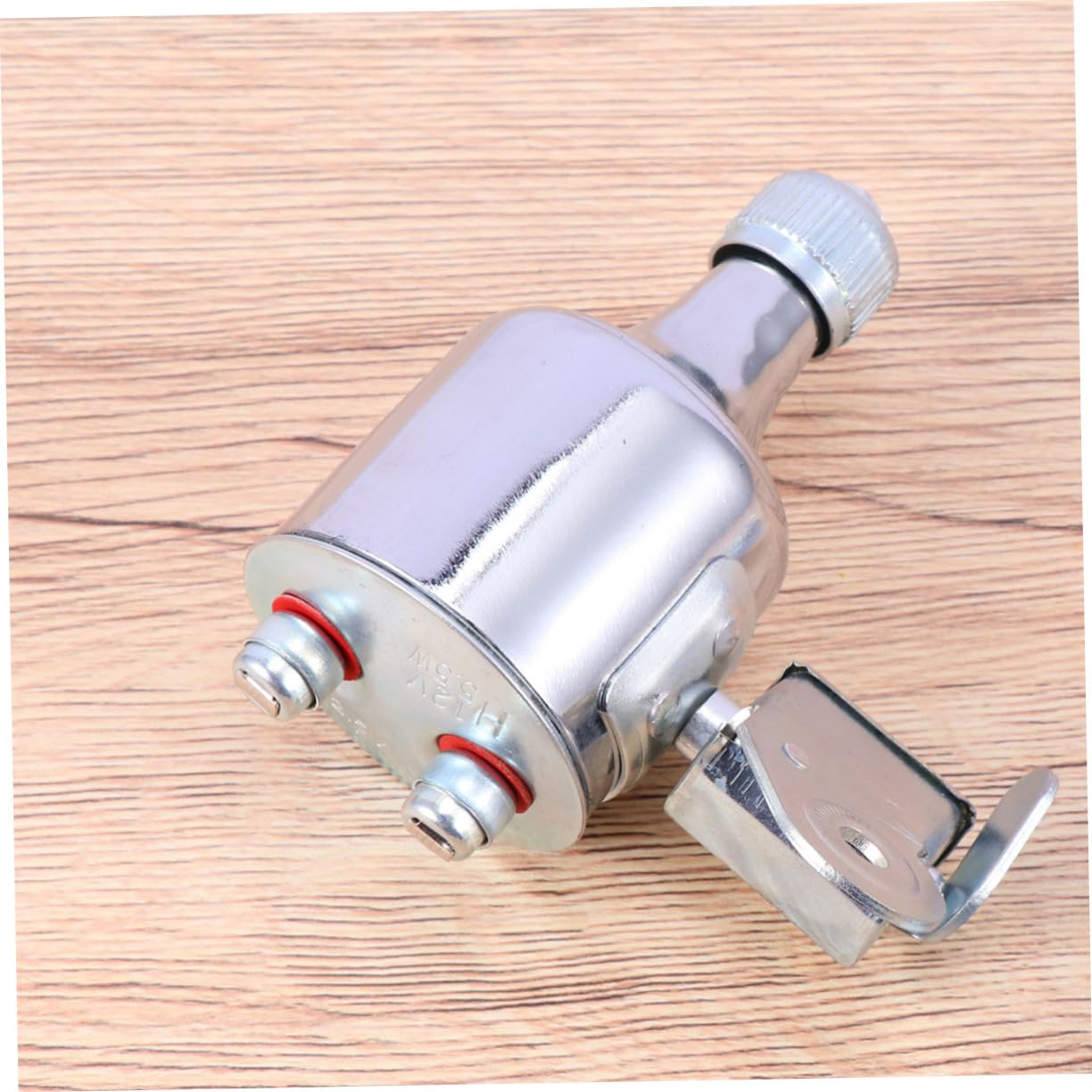 ABOOFAN Phare de Vélo sans Batterie Argenté Générateur de Friction Facile à Utiliser en Plastique et Métal pour Éclairage VTT Sécurisé