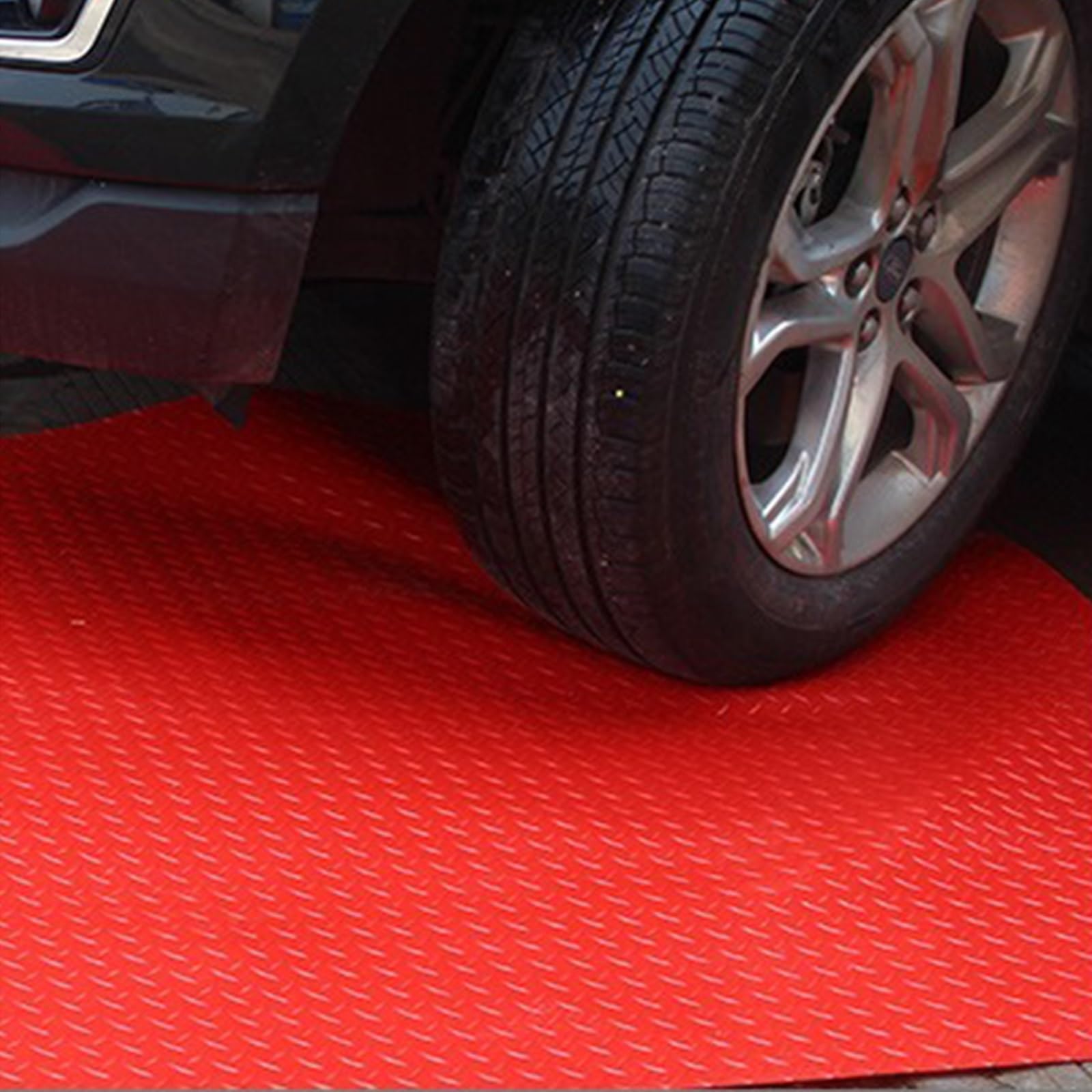 Tappetino Gomma Garage Rotoli Di Pavimentazione Per Garage, Tappetini In Gomma Diamond-Plate Per Attrezzature Fitness/ Sotto La Protezione Di Auto E Tappeti, Tappetino Antiscivolo Per Stalli Di Cavall