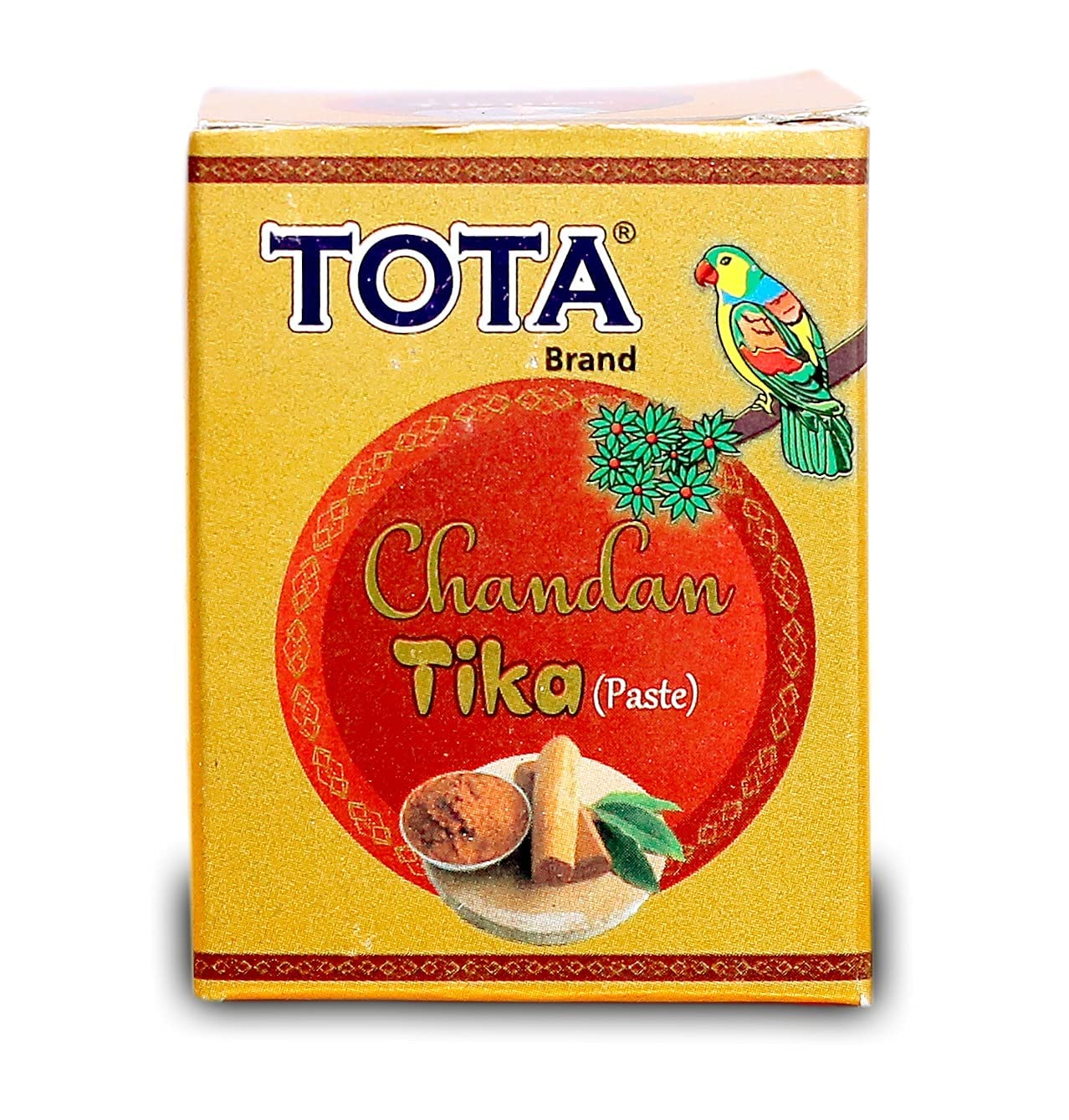 TOTA Chandan Paste Tika for Pooja - 200 gm | Kesar Chandan Tilak Paste for Puja - Combo of 5 Boxes (40 gm each). Colour: Yellow sandalwood paste-image-36