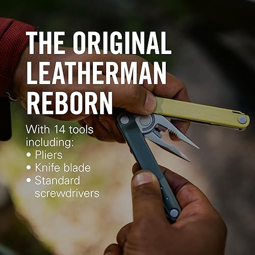 Miniatura 2 de LEATHERMAN, Bond - Multiherramienta ligera 14 en 1 para camping, senderismo y transporte diario (EDC), fabricada en Estados Unidos, pizarra musgosa