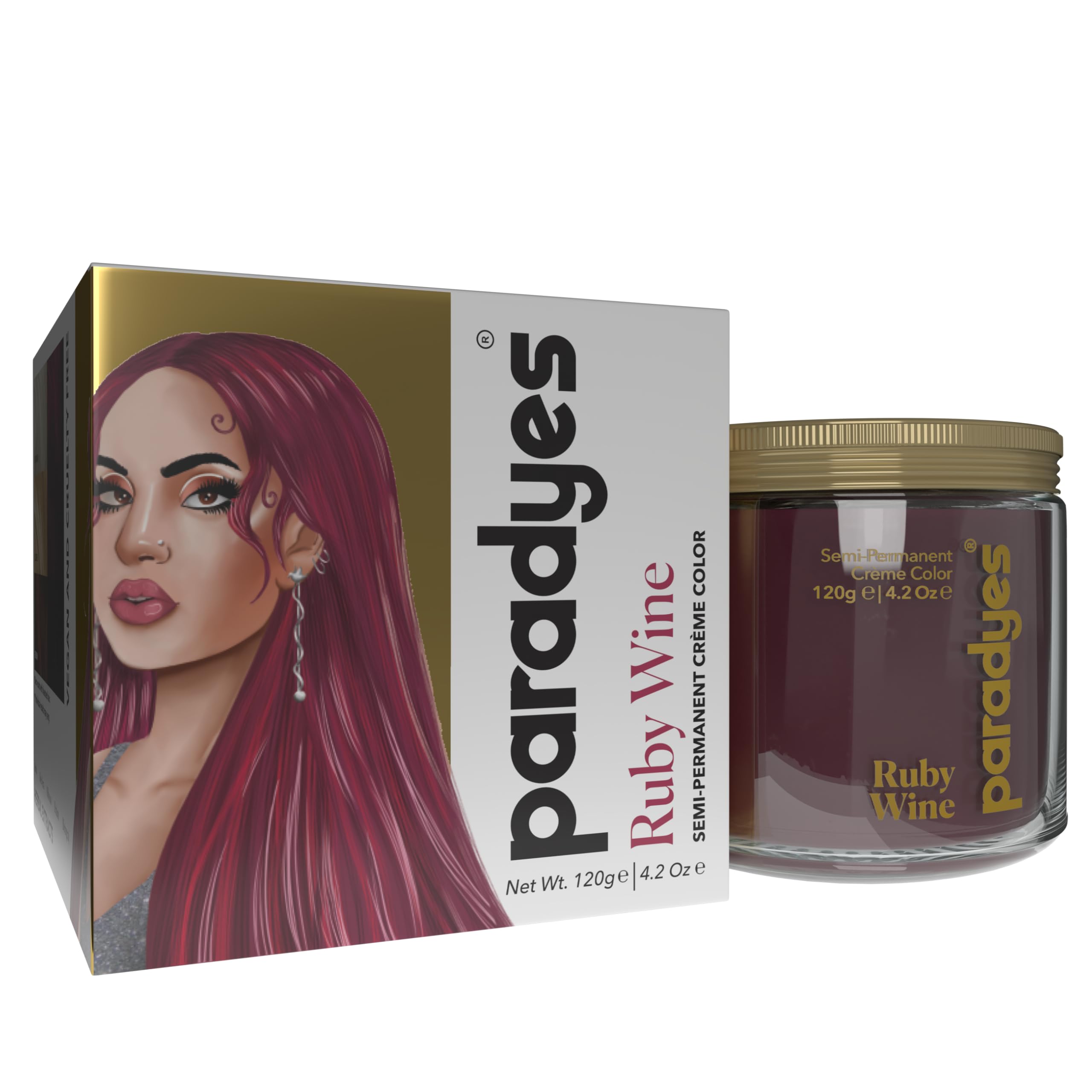 Paradyes Top-up Semi-permanent Ruby Wine DIY Conditioner Based Hair Colour, 120 gm-picture-11