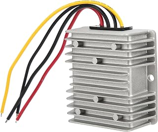 Fafeicy 8V-40V to 12V Power Supply Converter, Wate rproof Module Transformer TBC084012C72Z 6A, Better Heat Dissipation, High Stability, High Freq uency, Magnetic Flux Density
