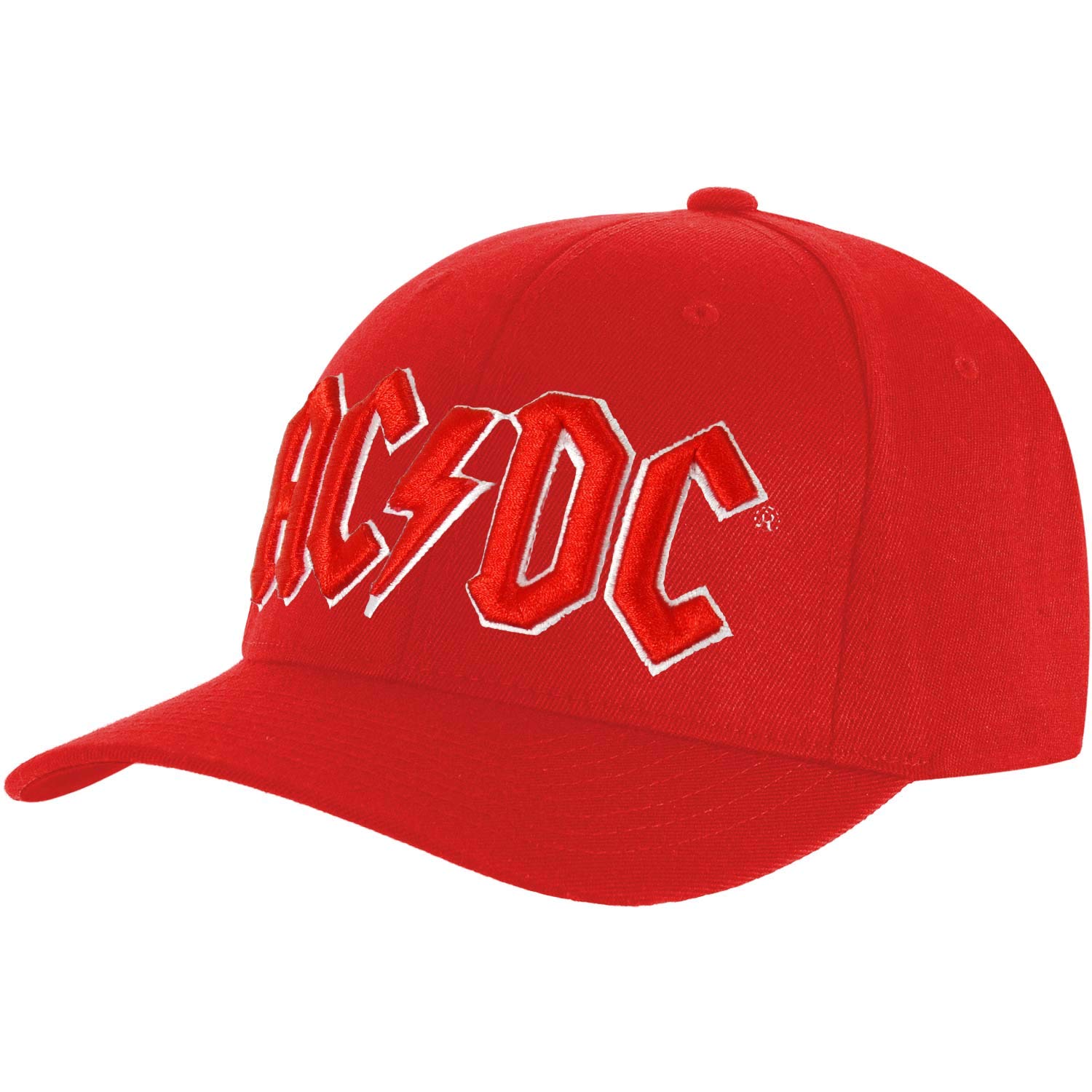 Paradiso Clothing Unisex Red Ac/Dc Logo Strapback Baseball Cap