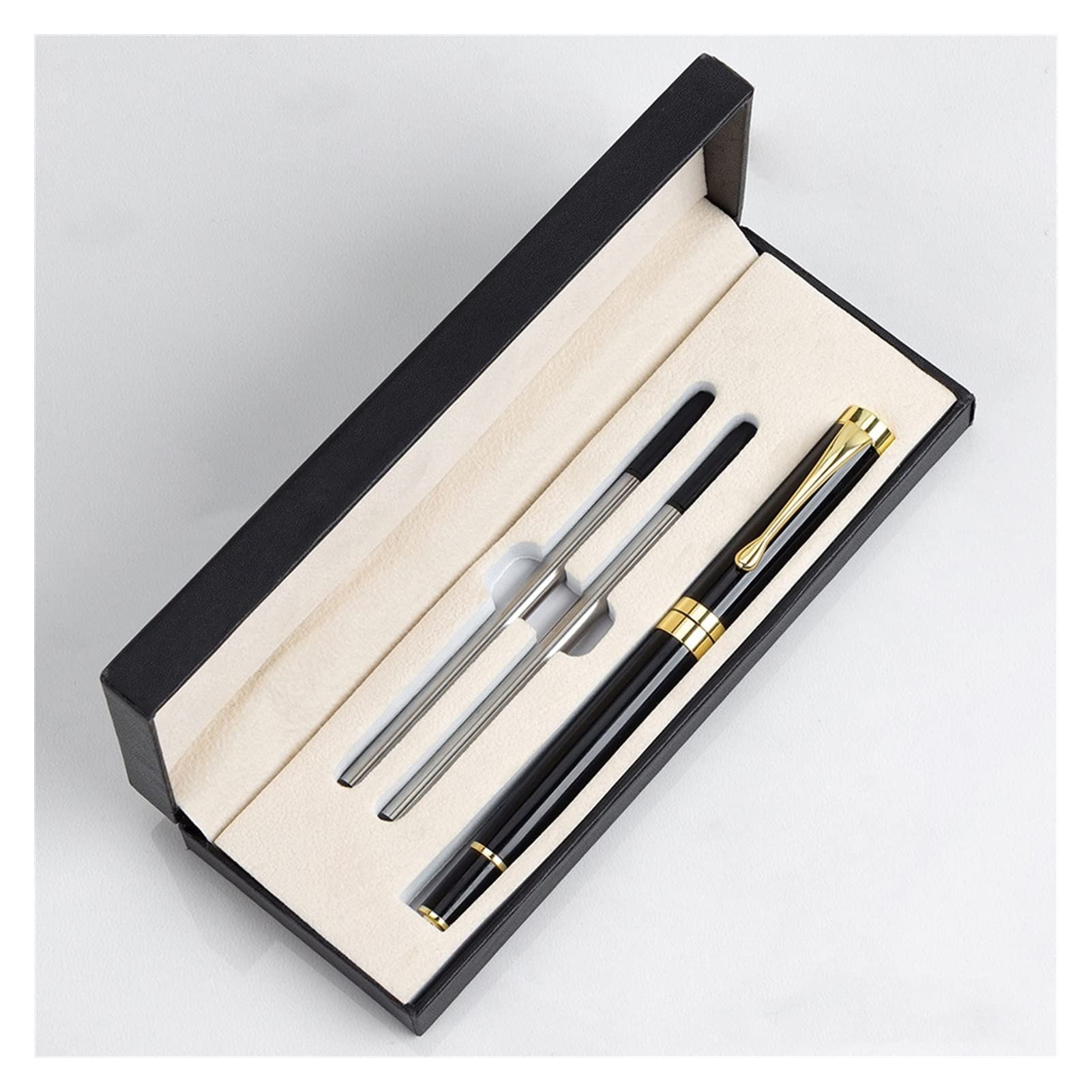 Gift Box Packaging Metal Ballpoint Pens School Business Office Signature Roller Pen Writing Student Stationery Supplies