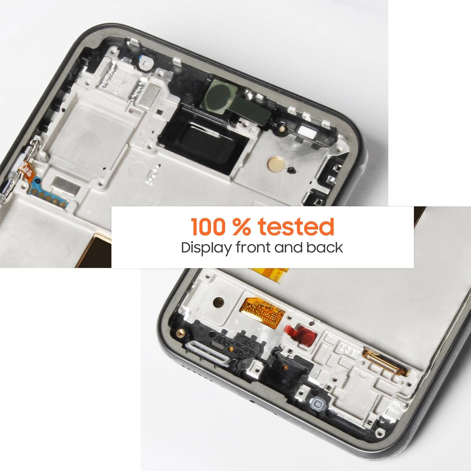For Samsung Galaxy A54 5G Screen Replacement with Black Frame - OLED Display Assembly & Full Repair Tool Kit - Easy DIY Installation for SM-A546B - Fix Cracked/Broken Glass