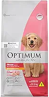 Ração Optimum para Cães Filhotes Raças Médias e Grandes Sabor Frango e Arroz 3kg