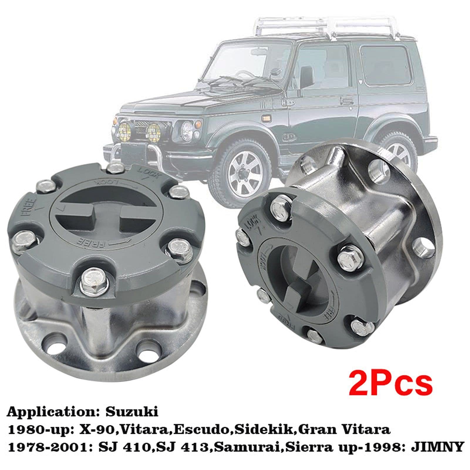 Piasty blokujące, dla Suzuki, X-90 Vitara Escudo 1989-2001 JIMNY SJ 410 SJ 413 Samurai Sierra B039 43810-60A00 4381060A00 stop cynku Nakrętka blokująca koła