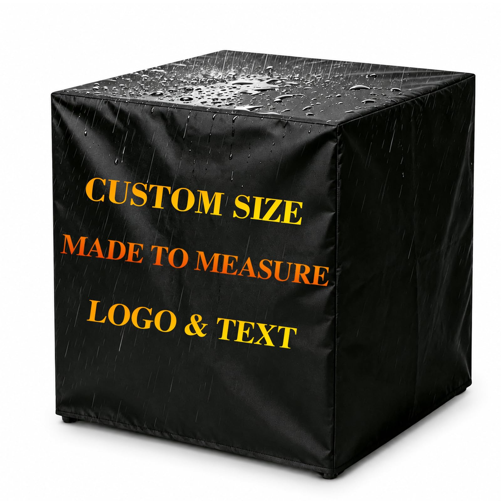 Custom Size Outdoor Furniture Covers Waterproof, Personalized Logo or Text