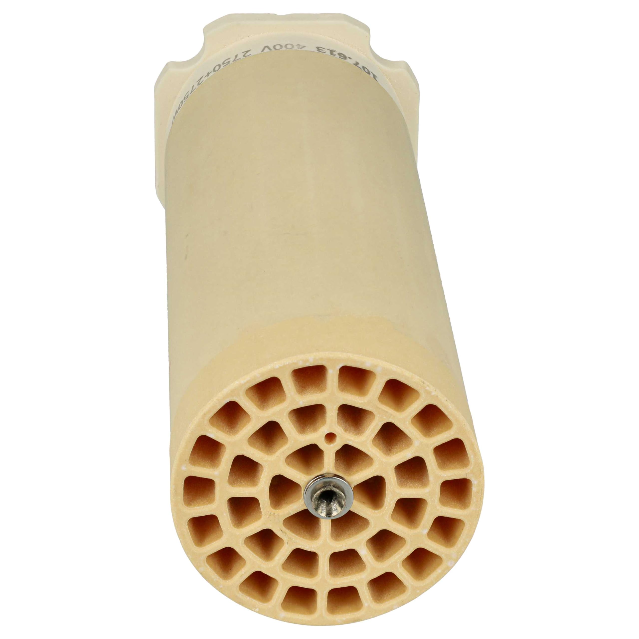 vhbw 2 x element grzejny zamiennik do Leister 114.418, 148.521, 148.518 do pistoletu spawalniczego na gorące powietrze - 5500 W, ceramiczny rdzeń grzewczy, 4,45 x 12,6 cm