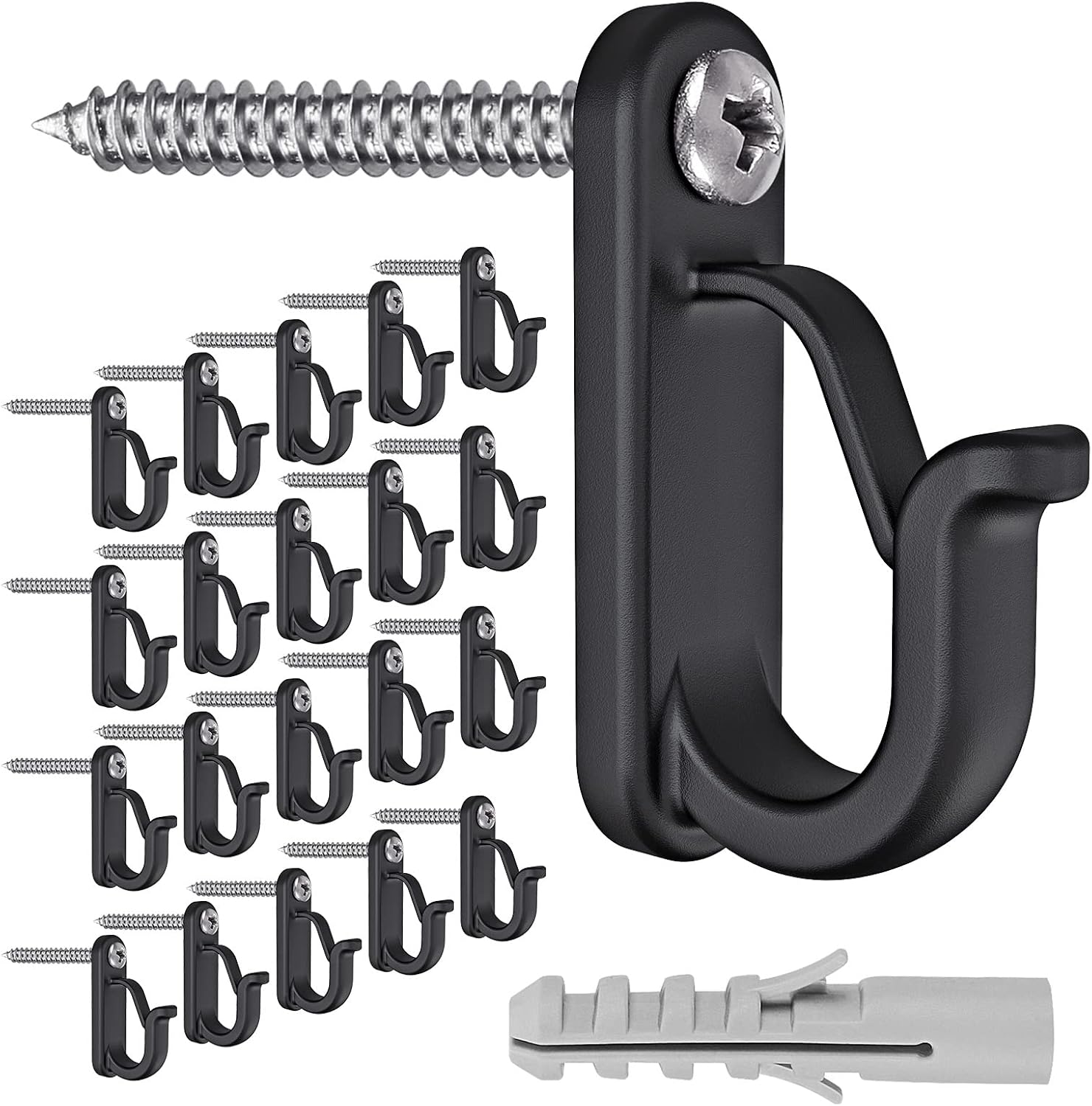 BeneLabel 20Pack Screw in Hooks, String Light Hooks