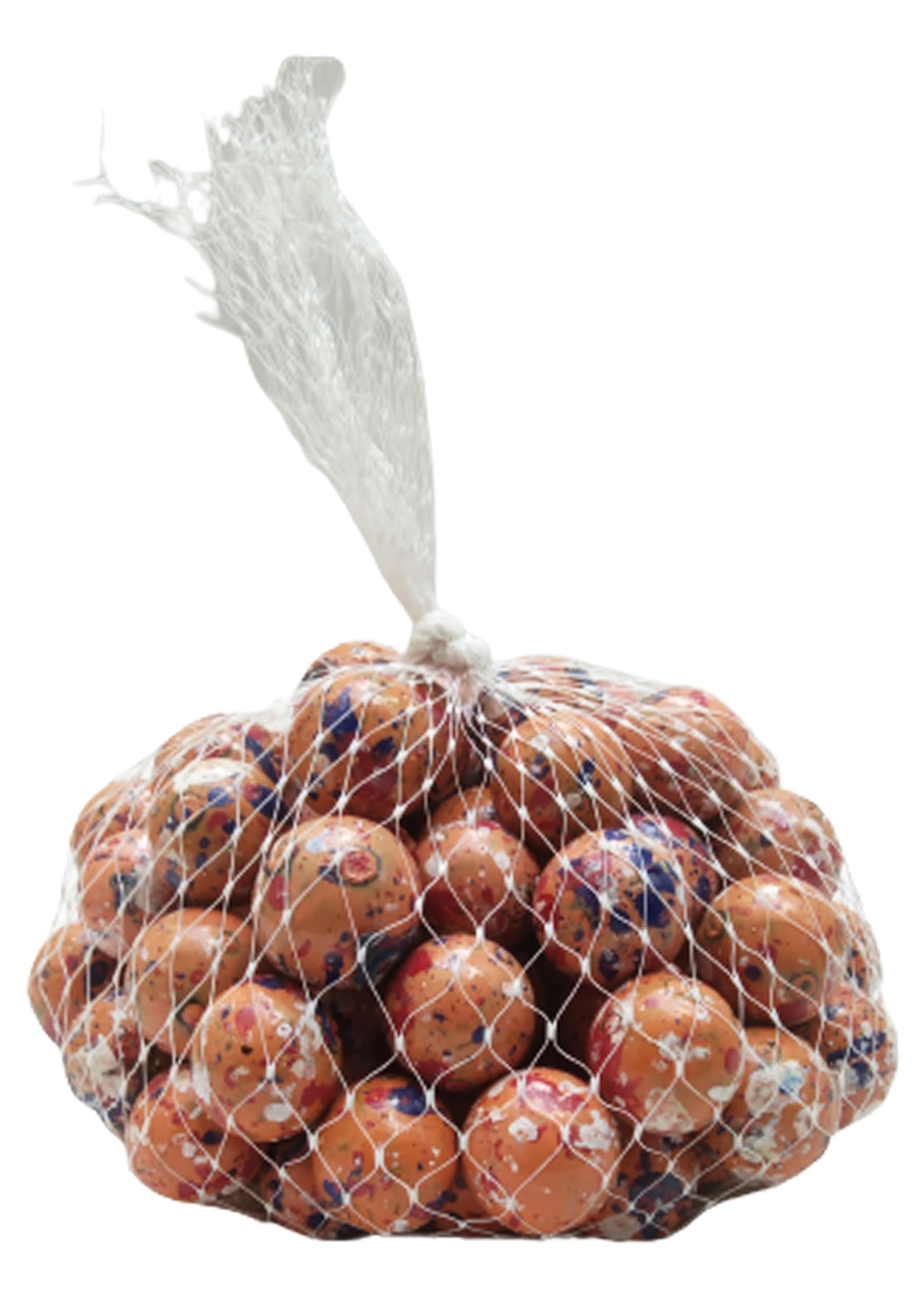 JIYANSH TRADERS Glass 90 Piece Dot Golden Colour Kanche, Marble Glass Ball, Goli, Glass Playing Ball for Playing Kids, Decoration Purpose and Many More Purpose. (Dot Golden3)-image-1