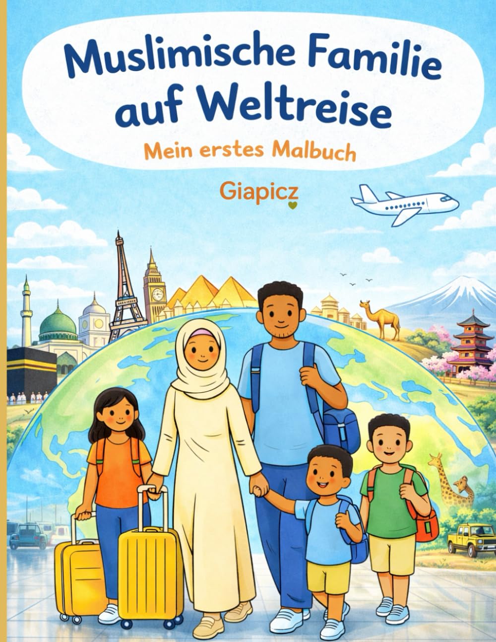 Familie auf Weltreise: Große Bilder · Klare Linien · Für kleine Kinder • muslismische Familie (GIAPICZ – Muslimischer Alltag)