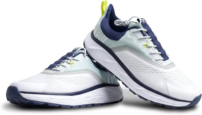 Mens Stratus Spikeless Golf Shoes with QuantaCloud FoamTM | Unrivaled Cloud-Like Cushioning for All-Day Walking | Premium All-Weather Upper | Course-to-Clubhouse Versatility