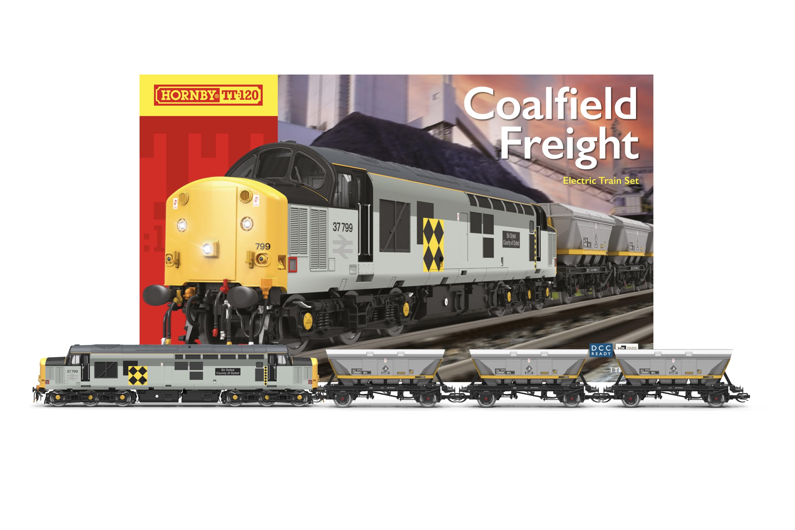 Hornby TT:120 TT1008M Coalfield Freight TT Gauge Model Railway Train Set