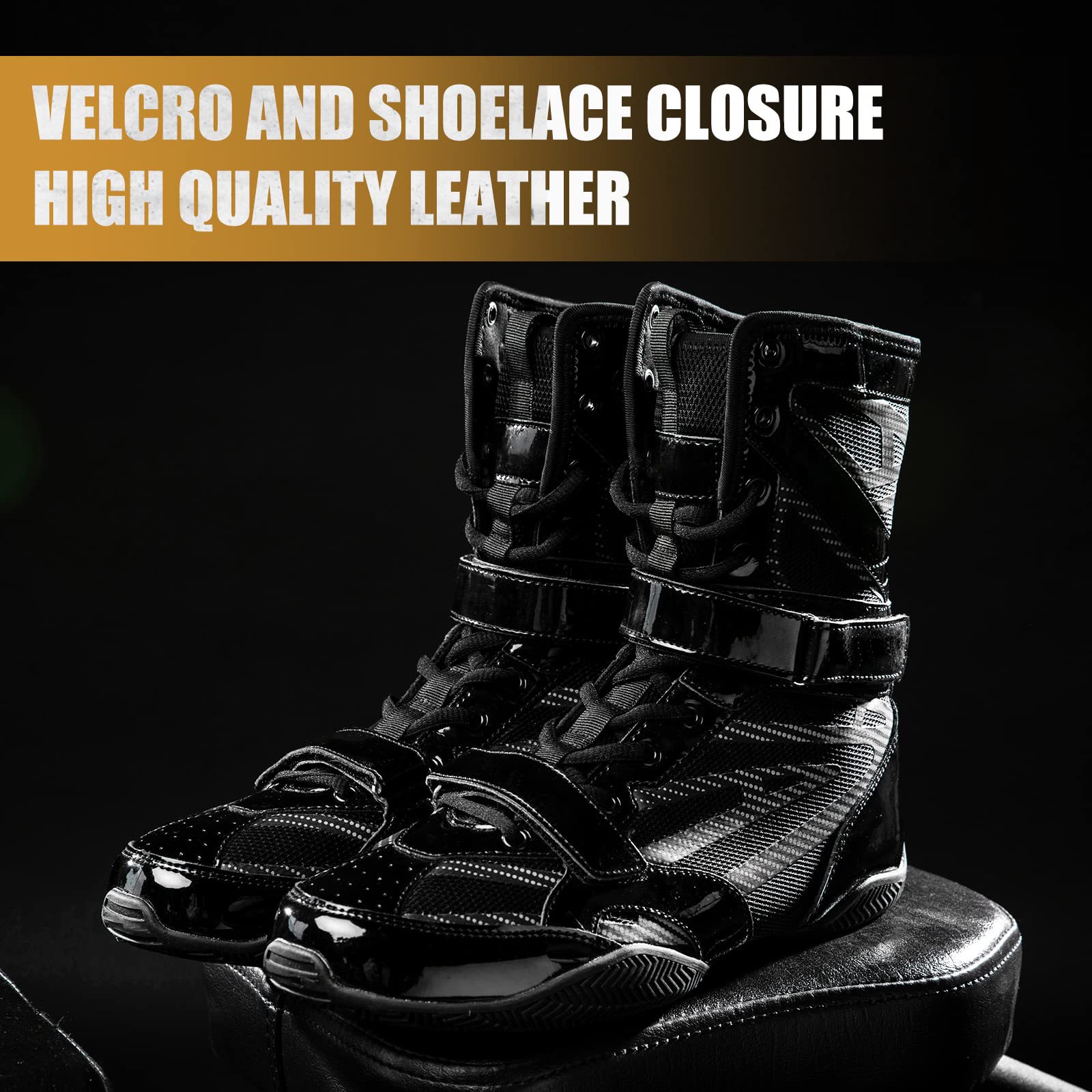 Boxschuhe-Boxtrainingsschuhe für Damen und Herren, Professionelle Boxschuhe, Muay Thai, Boxer, Boxstiefel Boxing Shoes