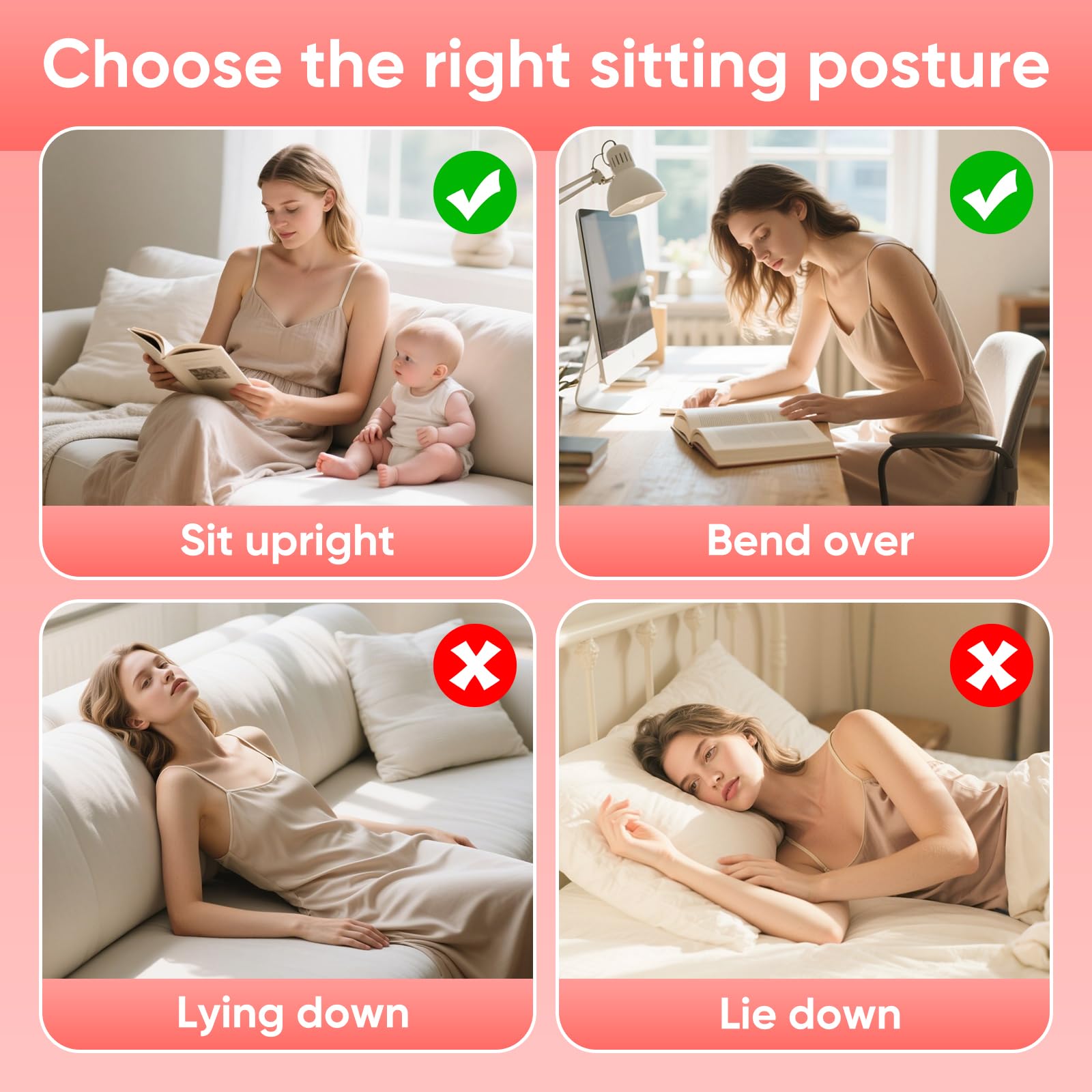 Breast Pump, Maypott Electric Hands Free Wearable Breastfeeding Pumps Mobile Style - Image 3