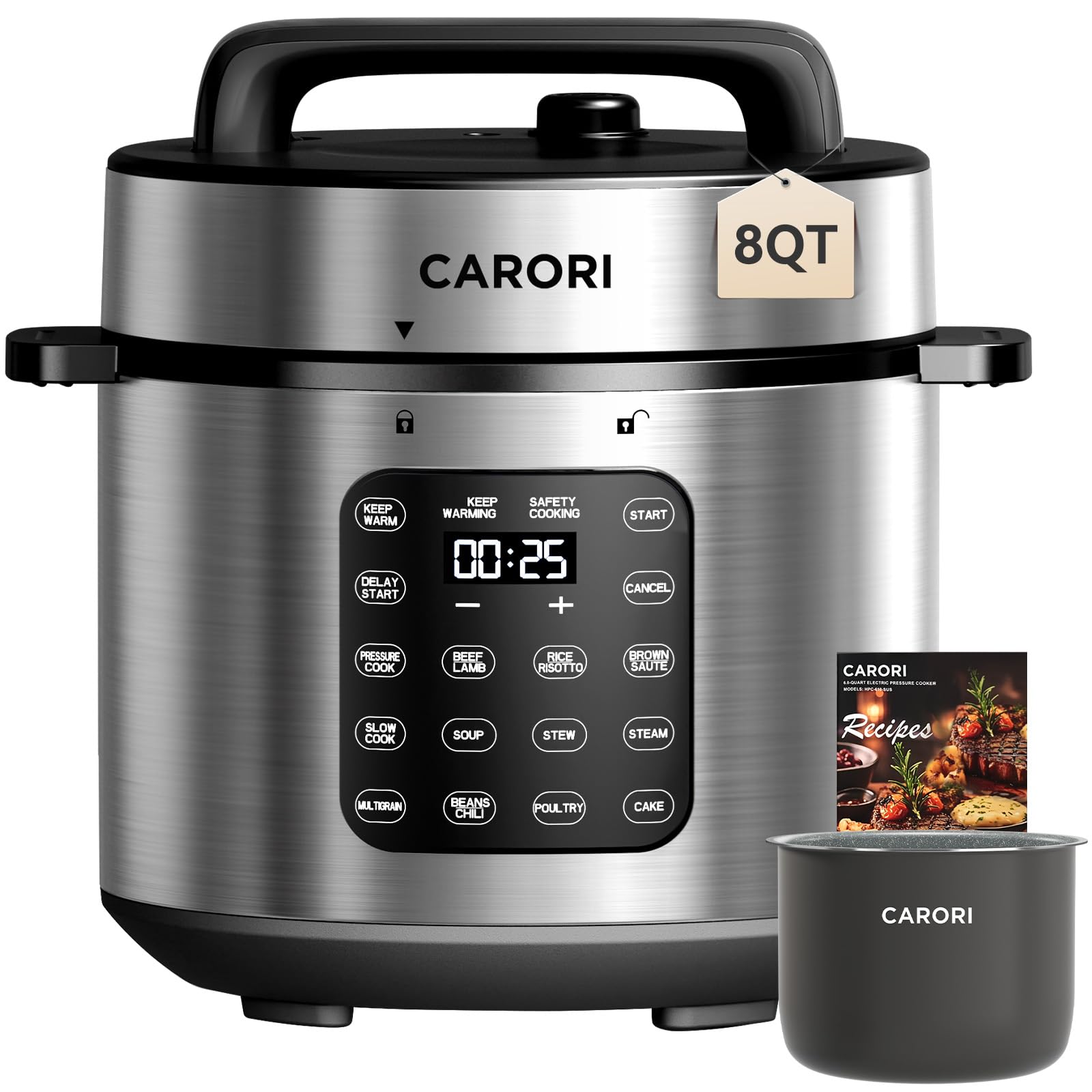 CARORI 9-in-1 Electric Pressure Cooker,