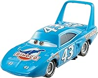 Vista 1 de Coche de juguete Cars de Disney y Pixar, El Rey, escala de 1:55