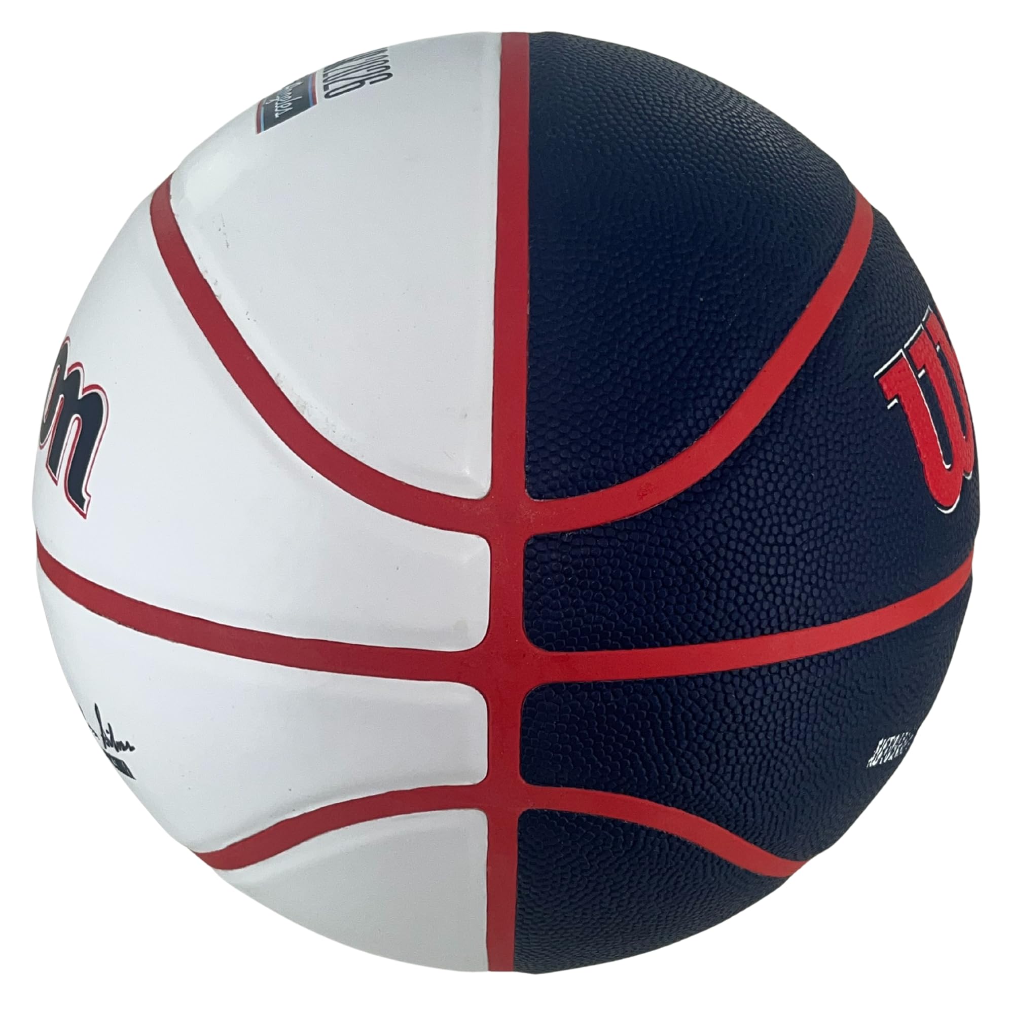 WILSON Pallone da basket NBA All-Star Game 2026 Pannello bianco autografo – Los Angeles