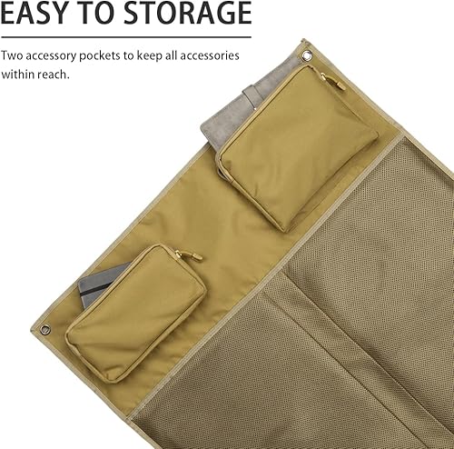 Miniatura 3 de Alfombrilla de tiro, alfombrillas extra grandes plegadas en posición prona acolchadas, accesorios de caza para caza en el campo