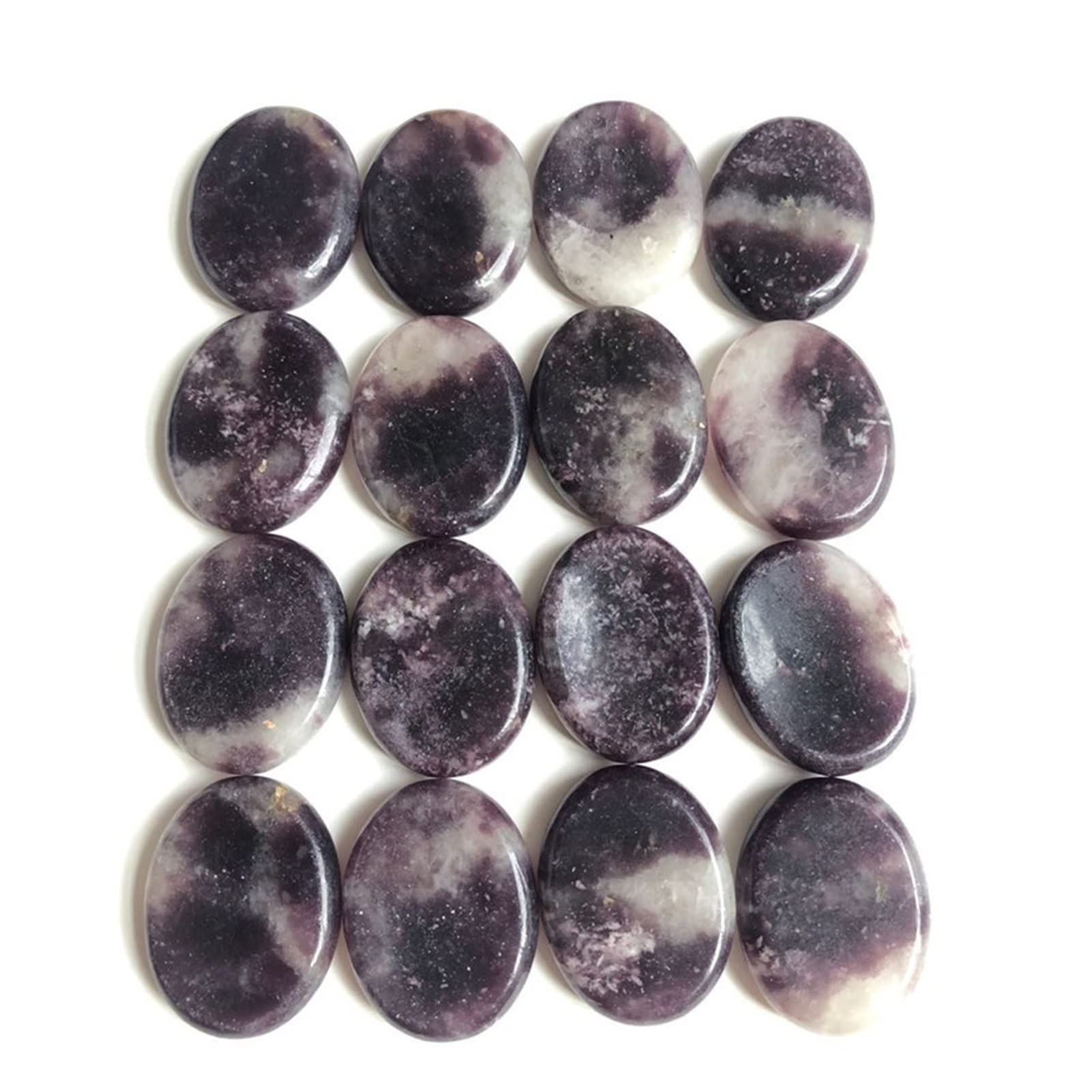 Pierre roulée Lépidolite naturelle de 44mm pour lithothérapie