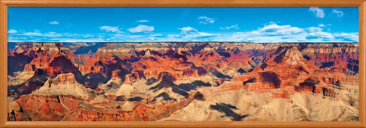 MasterPieces Puzzle de 1000 pièces – Grand Canyon panoramique, thème de la faune et de l'extérieur, amusant pour adultes et famille, 33 x 99,1 cm, à partir de 14 ans