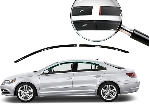 Miniatura 3 de Juego de 4 deflectores de viento CT para ventanilla de coche, deflectores de aire para protección contra la nieve, el sol y la lluvia, compatibles