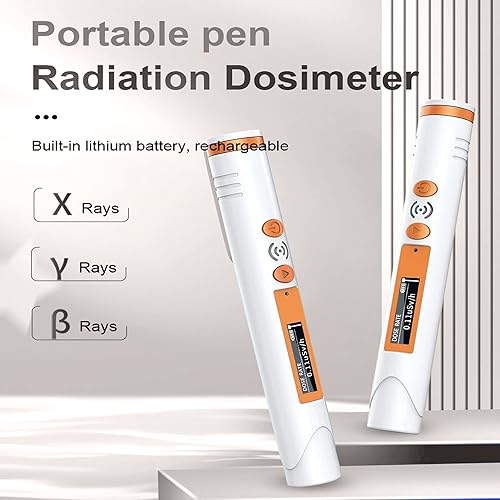 Miniatura 2 de Contador Geiger, detector de radiación personal, dosímetro nuclear, medidor de radiación Emf, medidor de radiación Nukalert Micro Beta Gamma X Ray