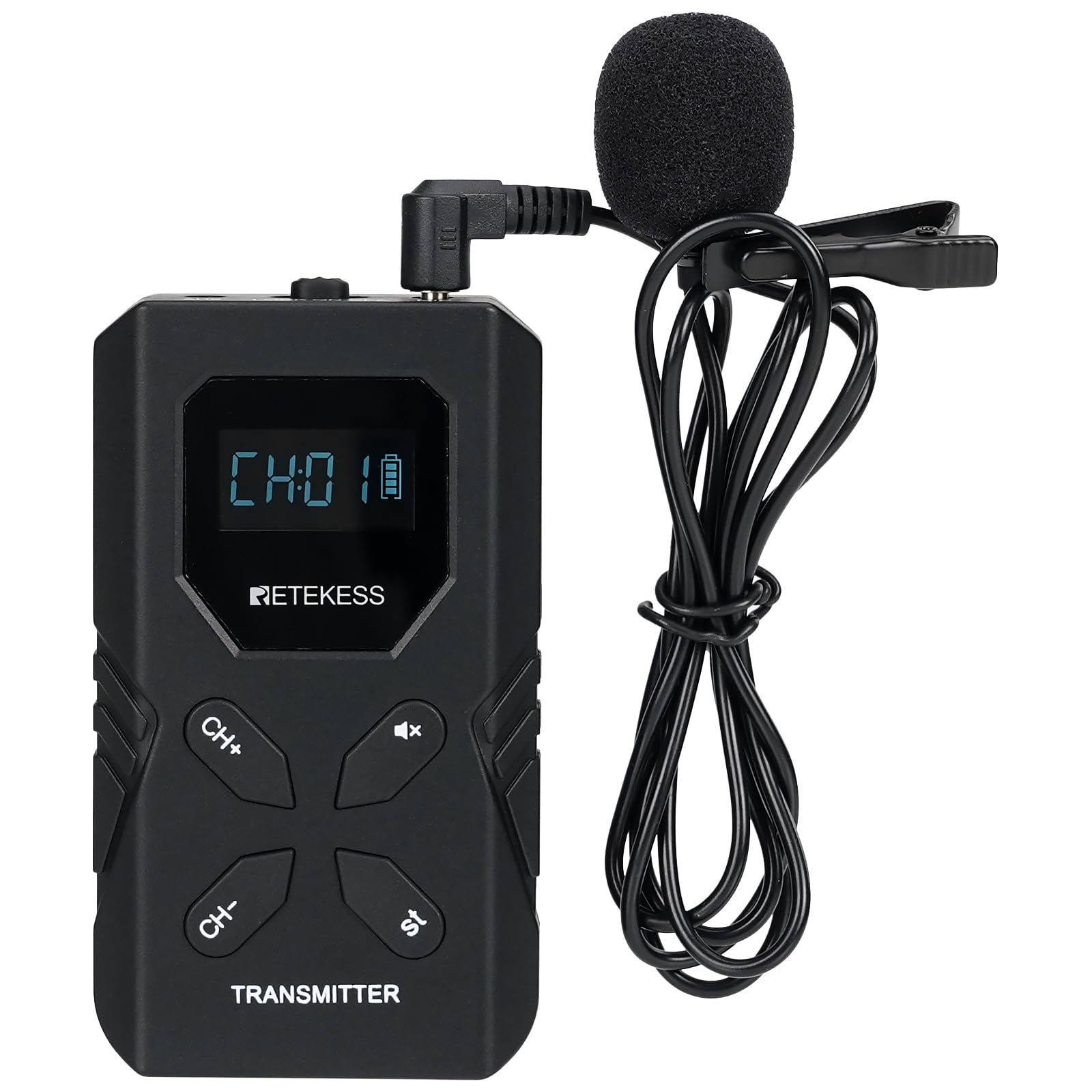 Retekess TT117 Tour Guide System, Simultaneous Interpreting Equipment, Stereo Support, Wireless Tour Guide Voice Audio Transmission System for Court, Factory, School