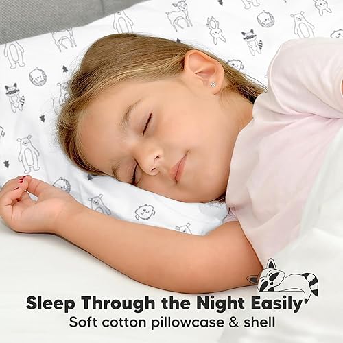 Miniatura 7 de KeaBabies Almohada para niños pequeños con funda de almohada y tamaño jumbo de 14 x 20 pulgadas, almohadas suaves de algodón orgánico para dormir,